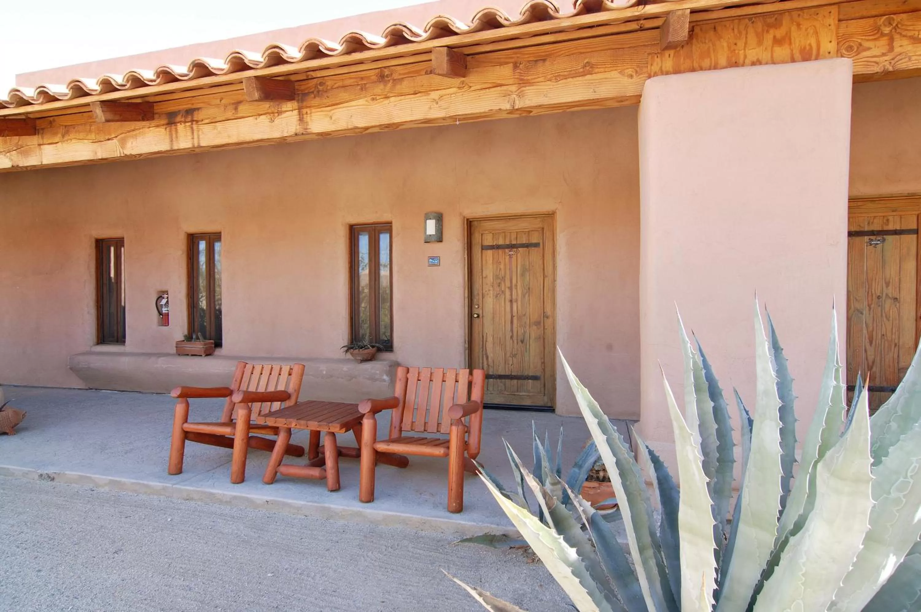 Patio in Borrego Valley Inn