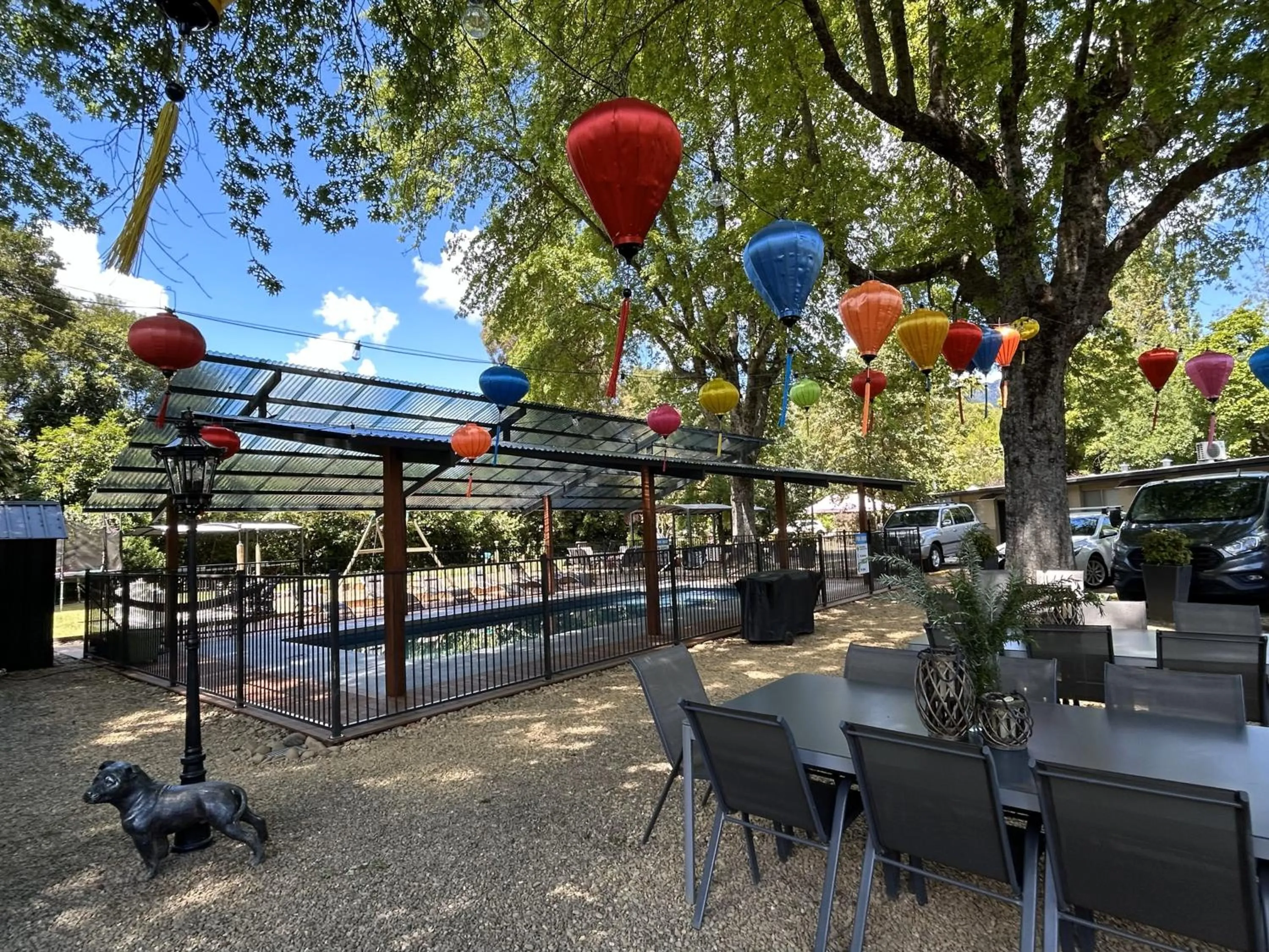 BBQ facilities in Adina Lodge Holiday Apartments