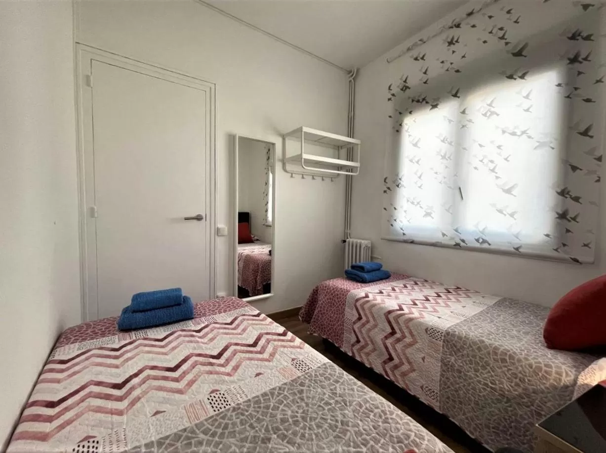 Bed in Habitaciones Rambla Catalunya