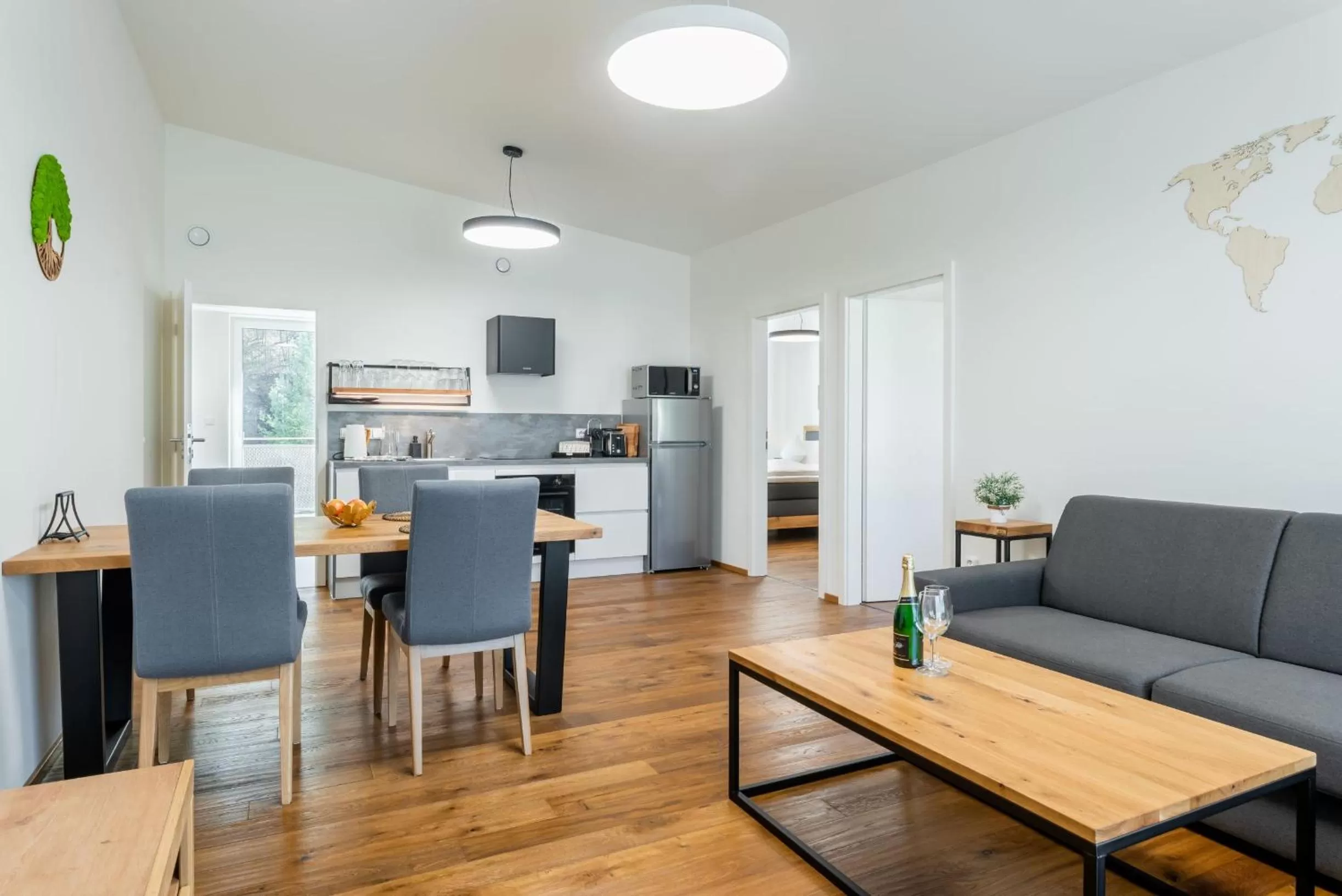 Kitchen or kitchenette, Seating Area in Resort Vrchlabí
