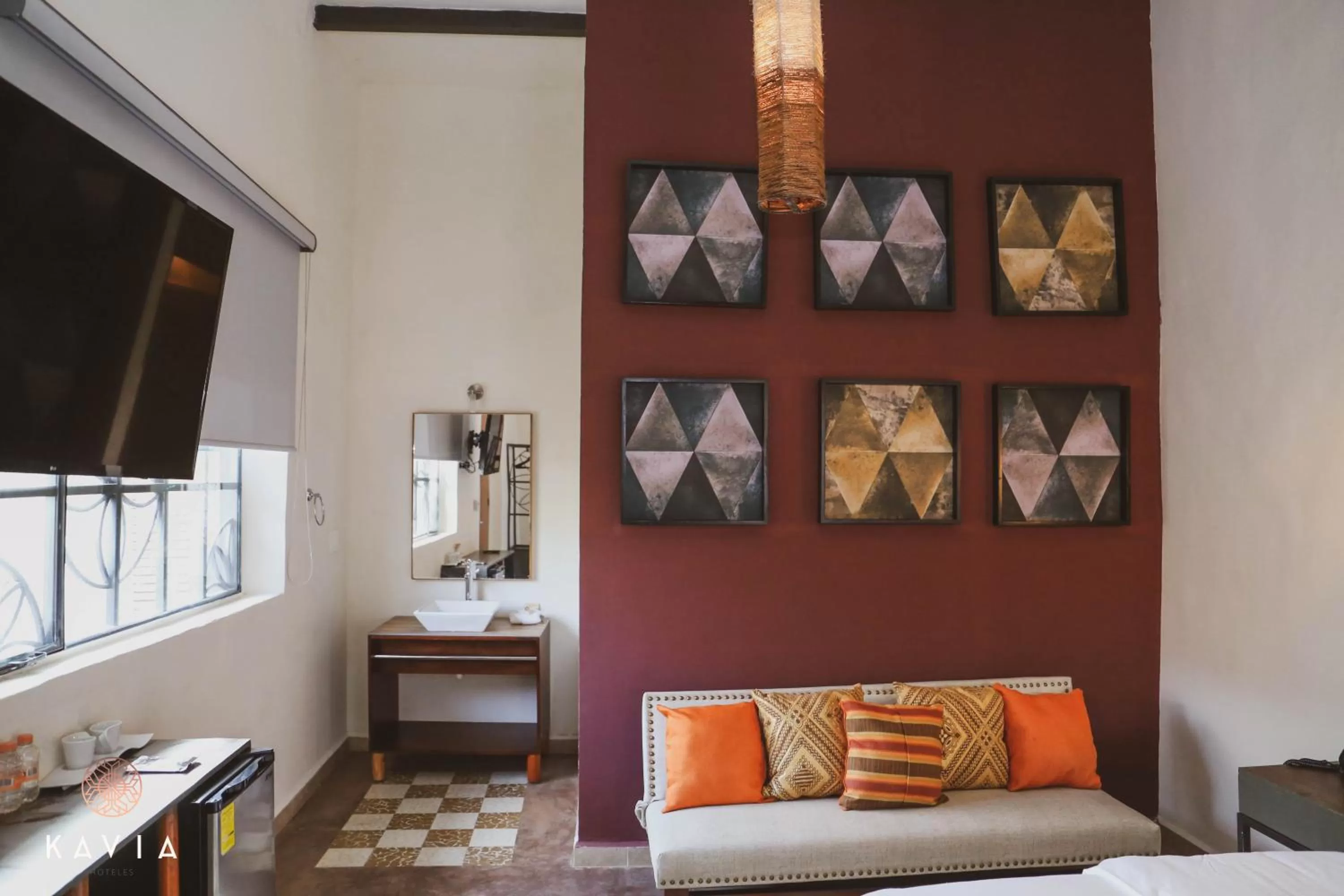 Seating area in Hotel Urban