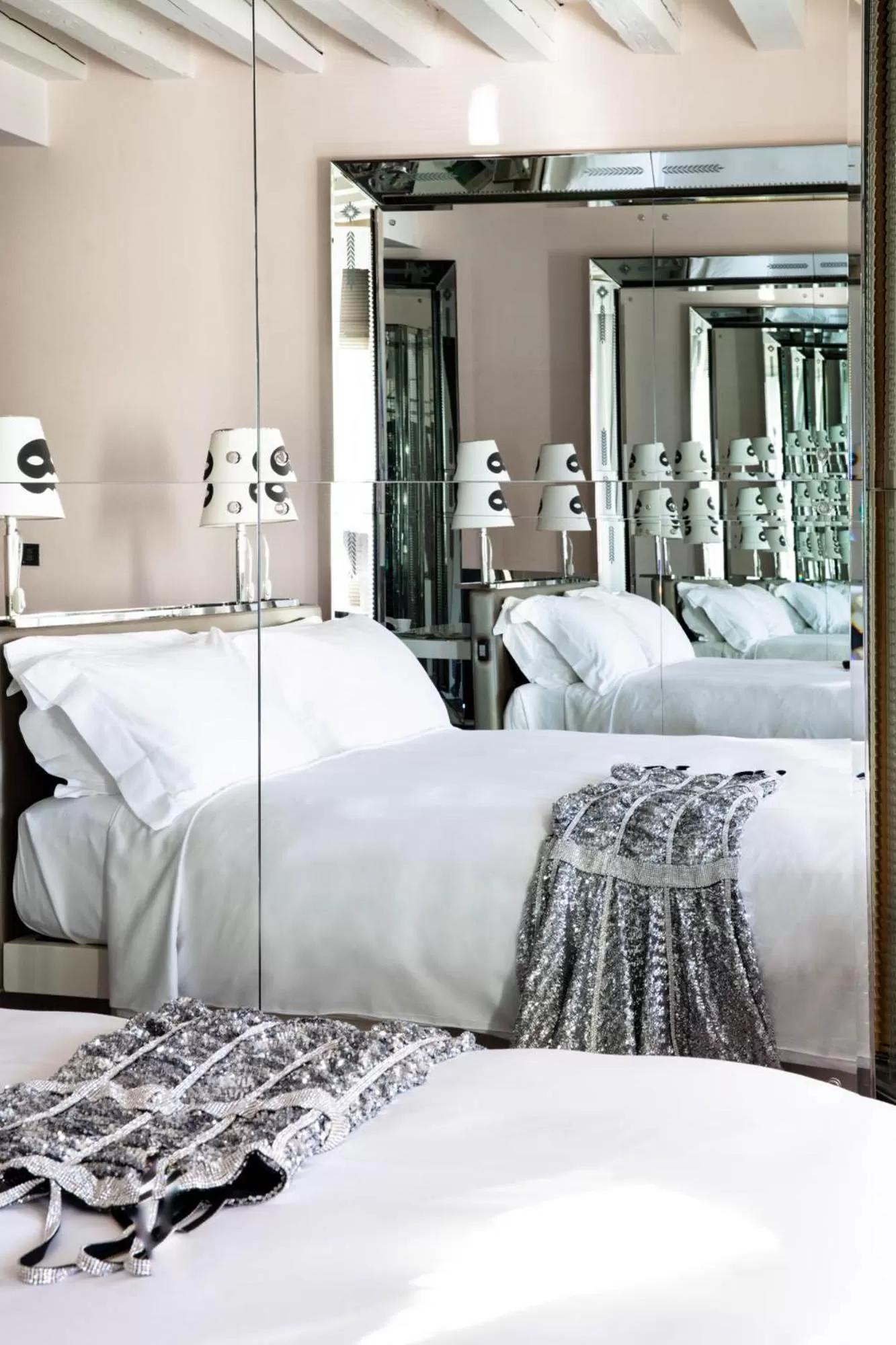 Bed in Hotel Palazzina Grassi