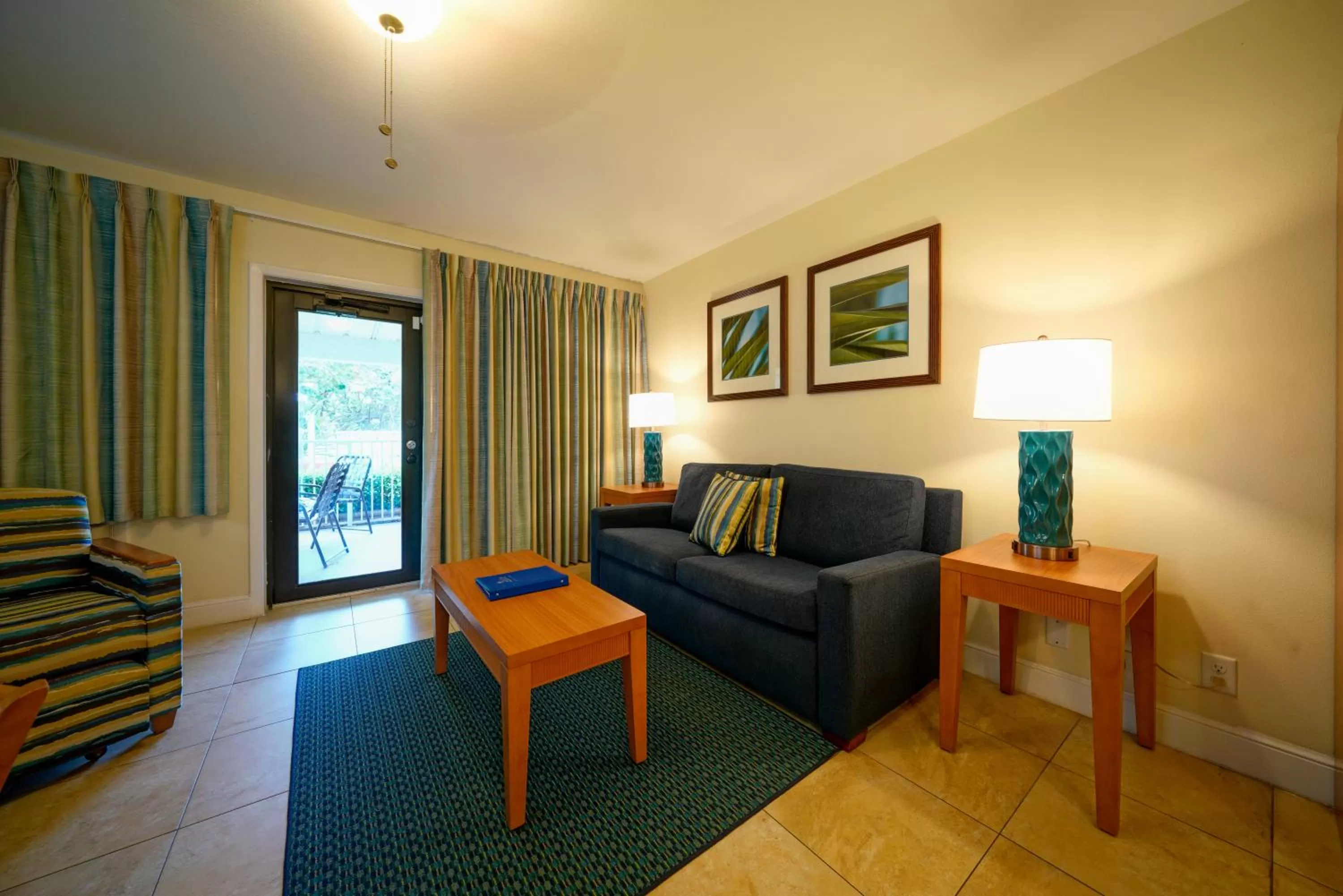 Living room in La Costa Beach Club