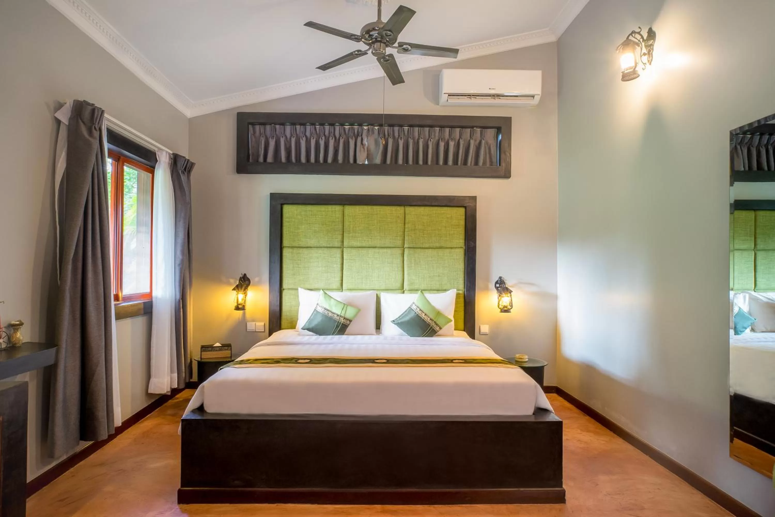 Bed in Authentic Khmer Village Resort