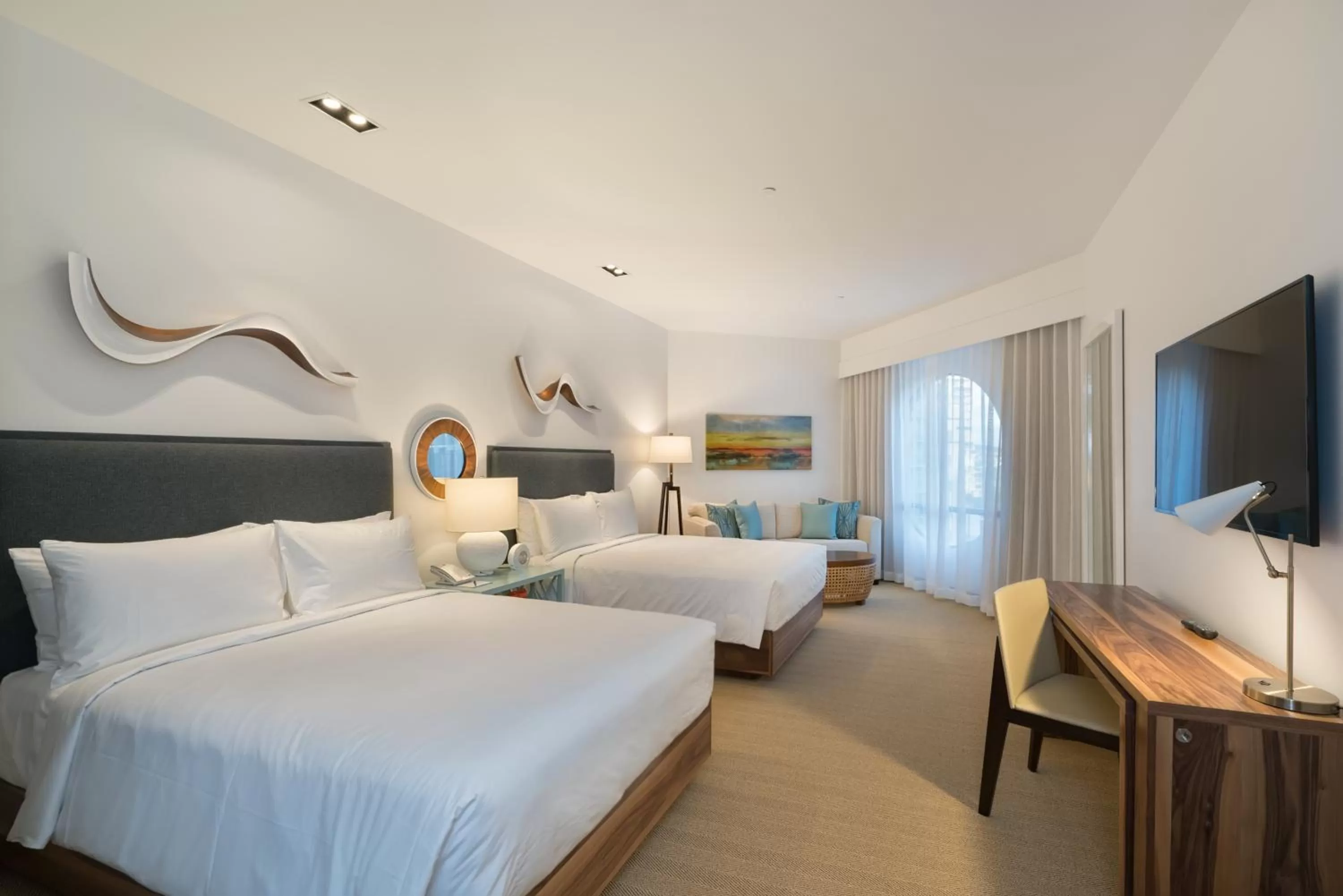 Bed in Hyatt Centric Waikiki Beach