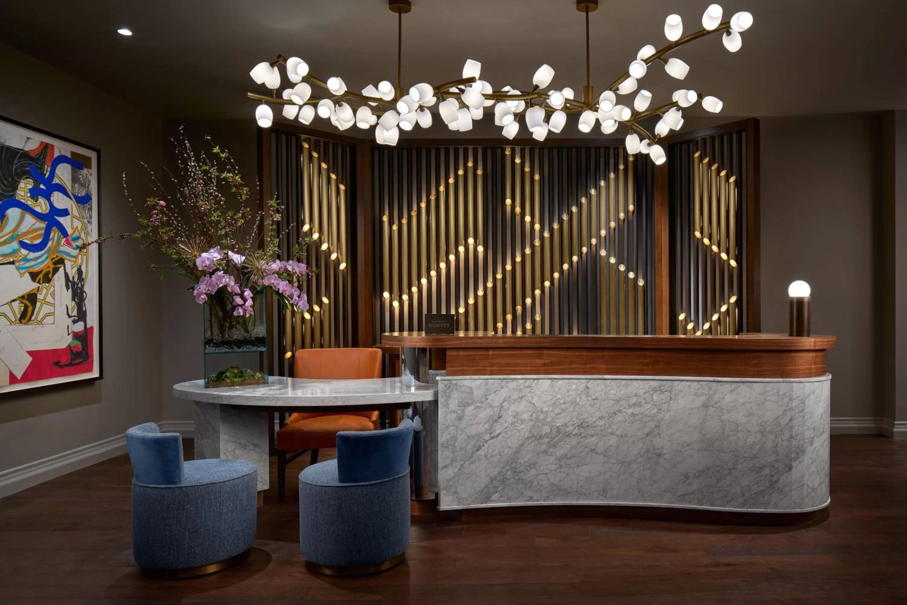 Lobby or reception in The Opus Westchester, Autograph Collection