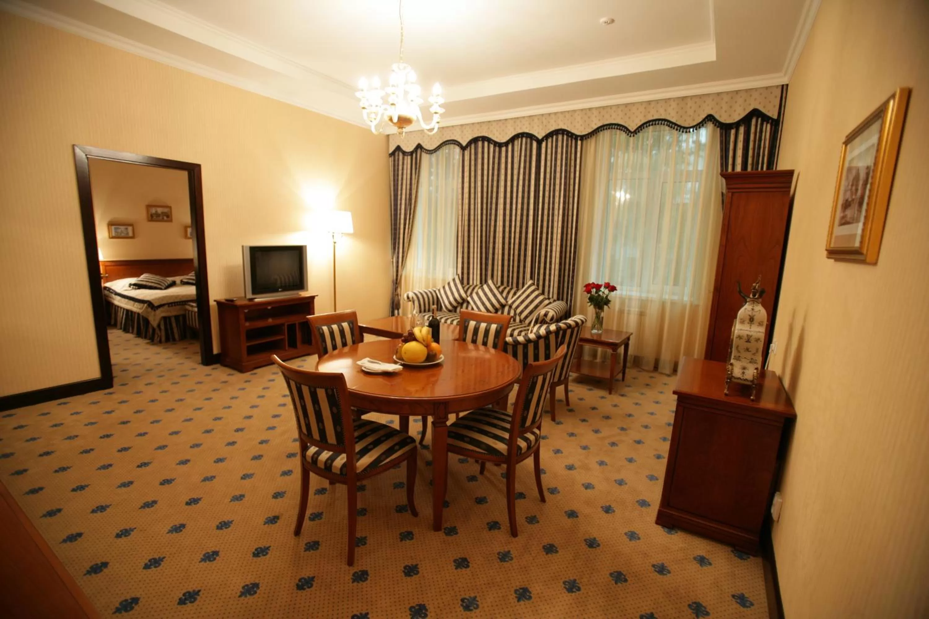 Photo of the whole room, Bed in Grand Tien Shan Hotel