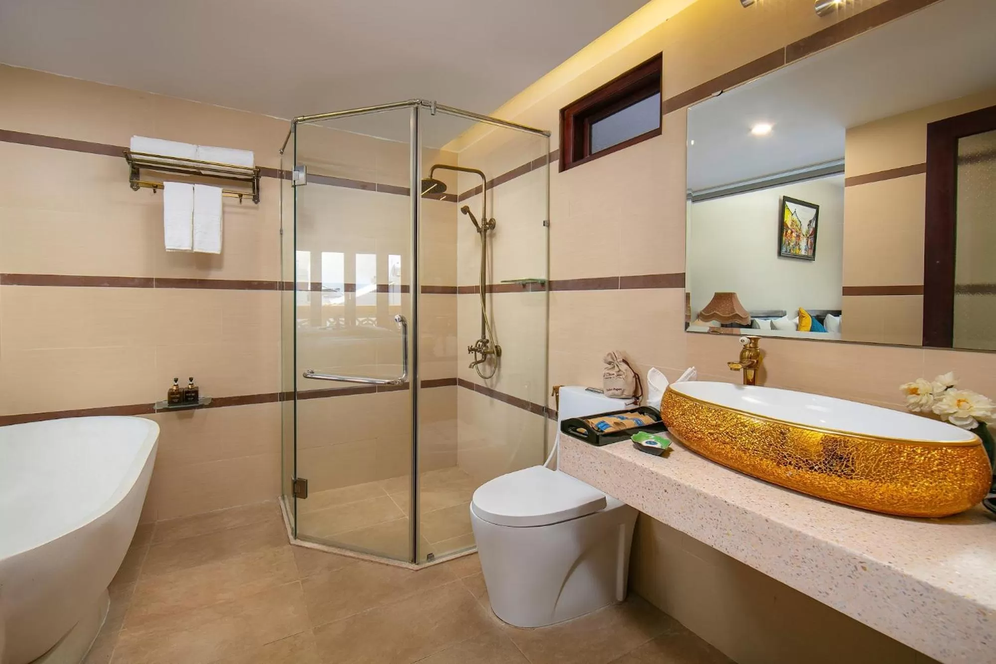 Bathroom in La Charm Hoi An Hotel & Spa