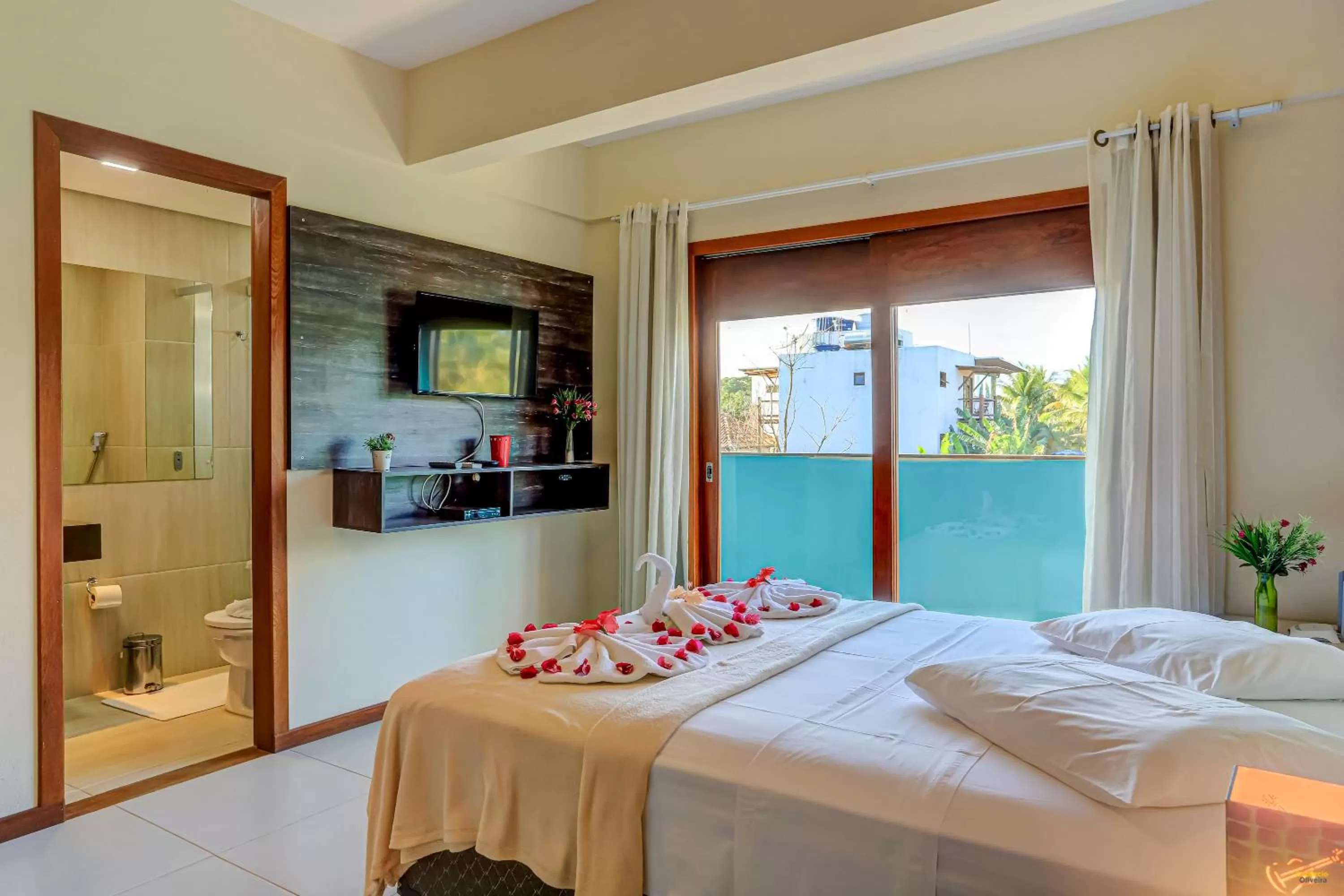 Photo of the whole room, Bed in i9 Quixaba Flat