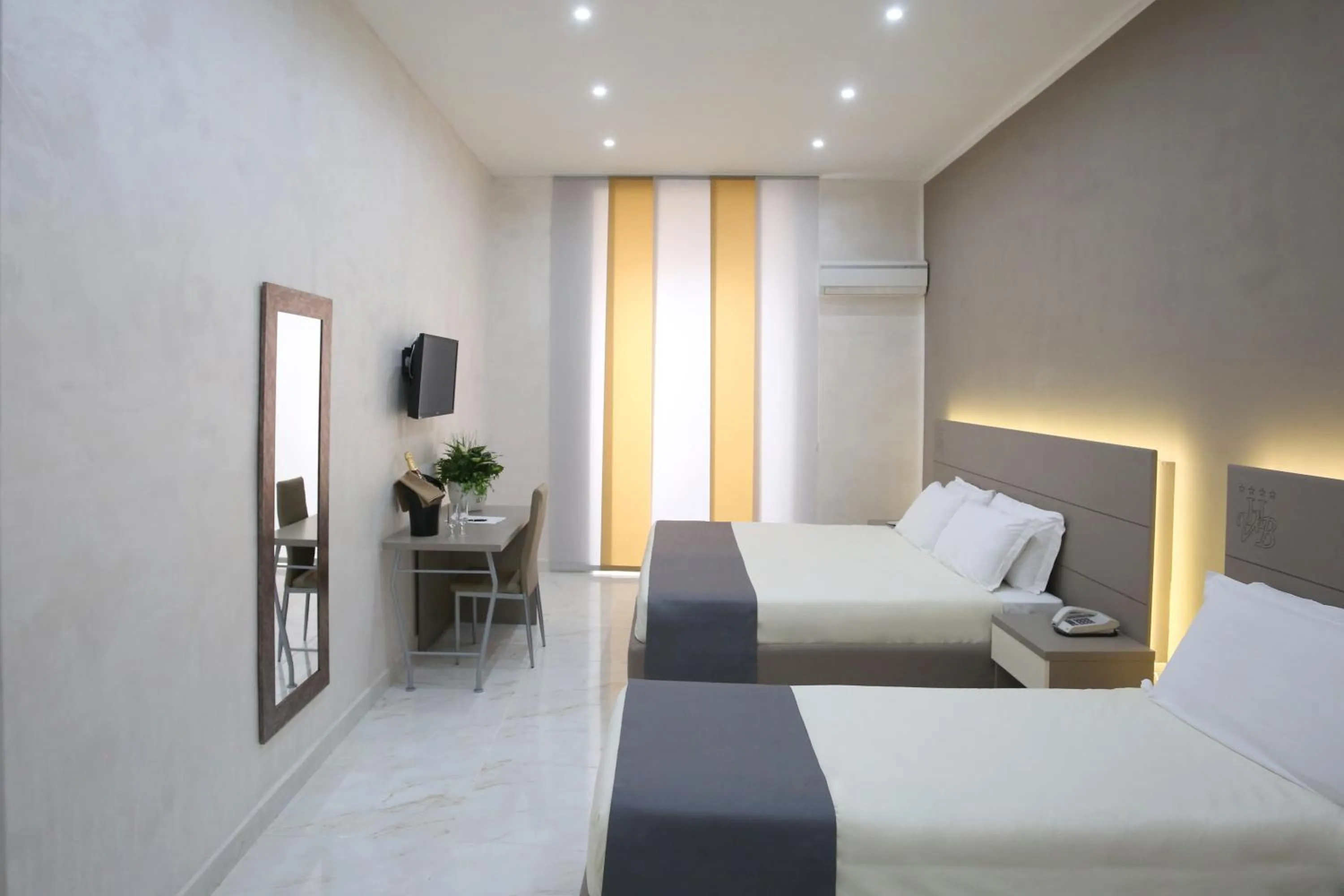 Bed in Hotel Vergilius Billia