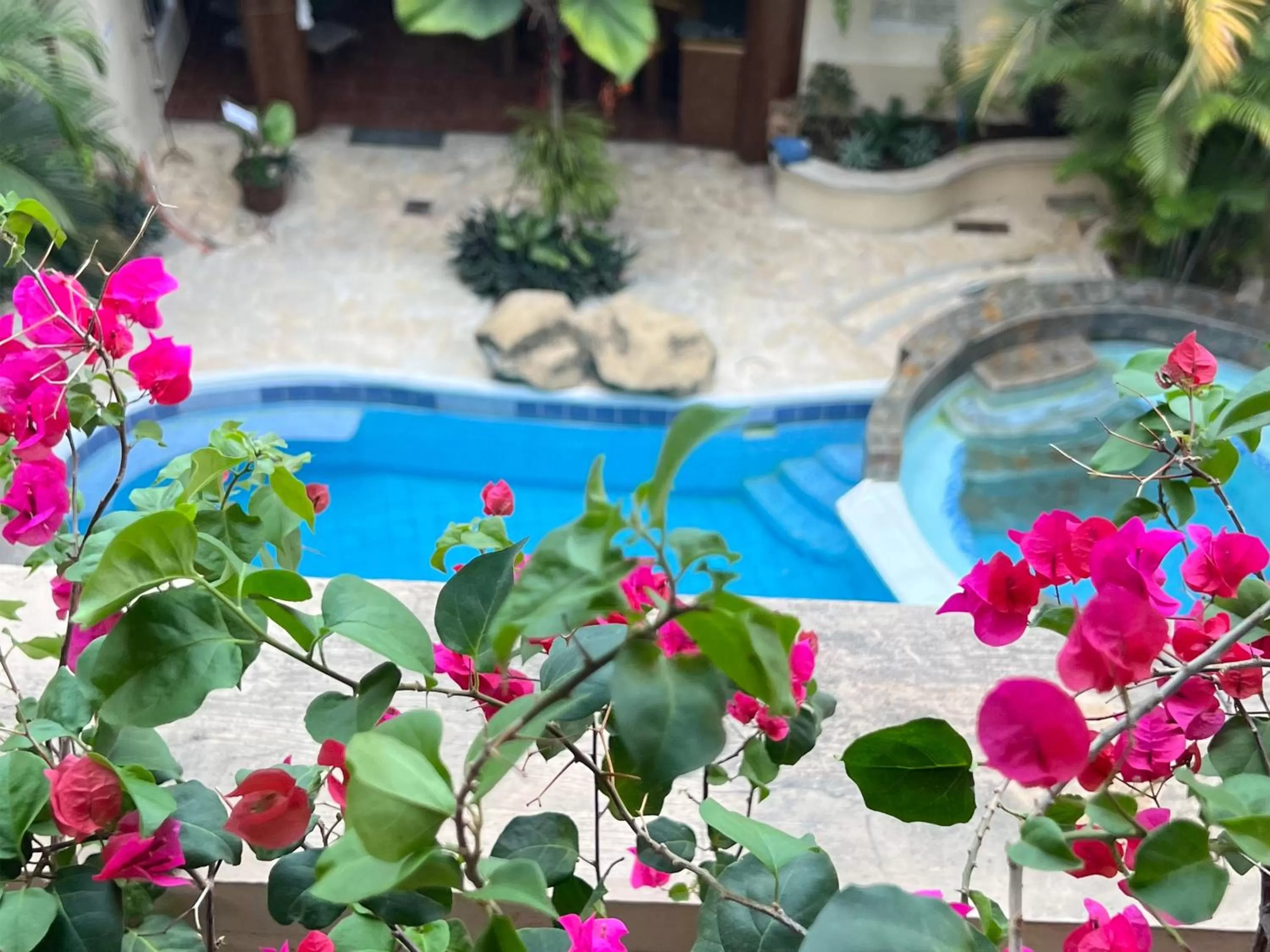 Swimming pool in Hotel Quinta Maya