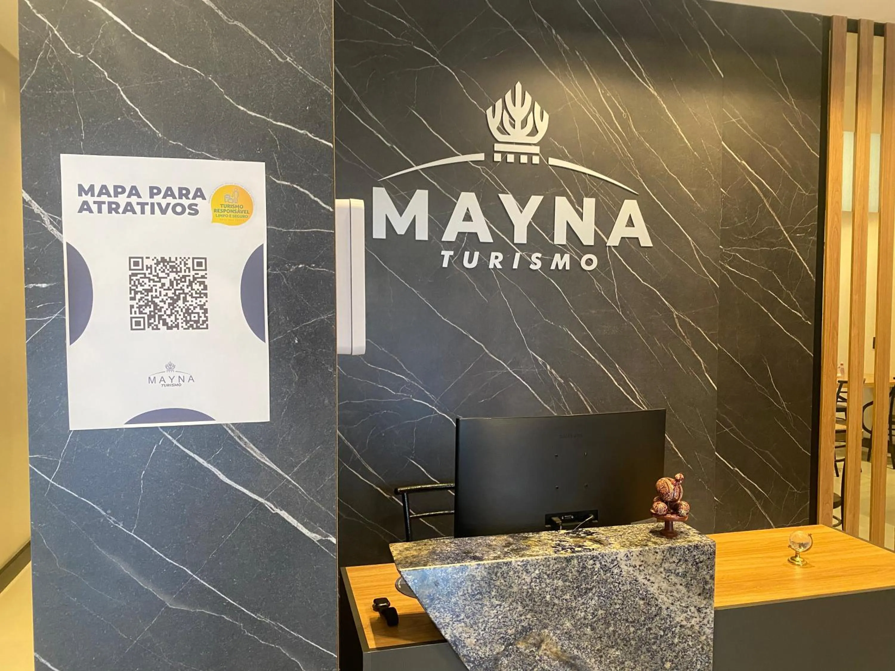 Lobby or reception in Mayná Hotel Prudentópolis Centro