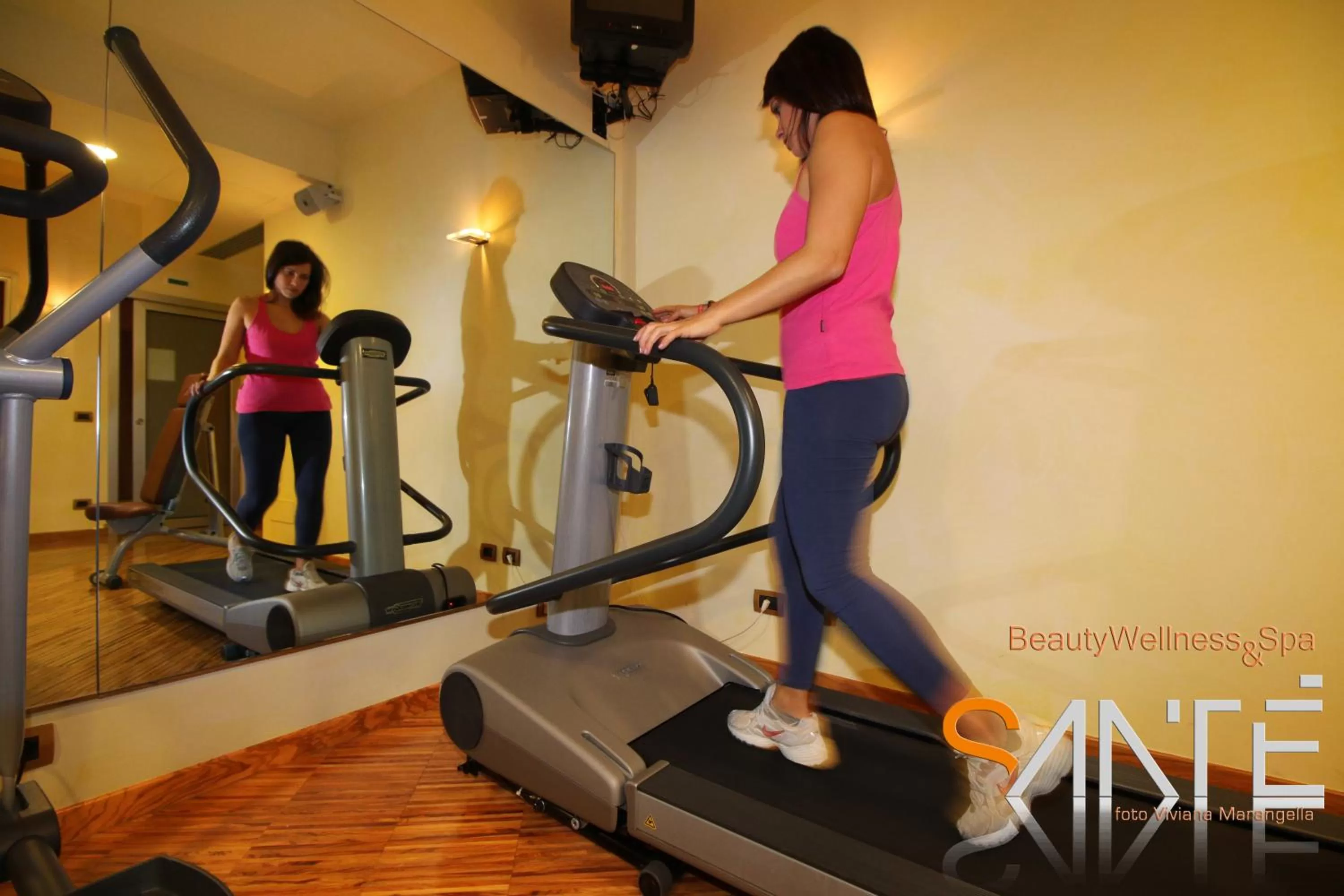 Fitness centre/facilities in Park Hotel Sant'Elia