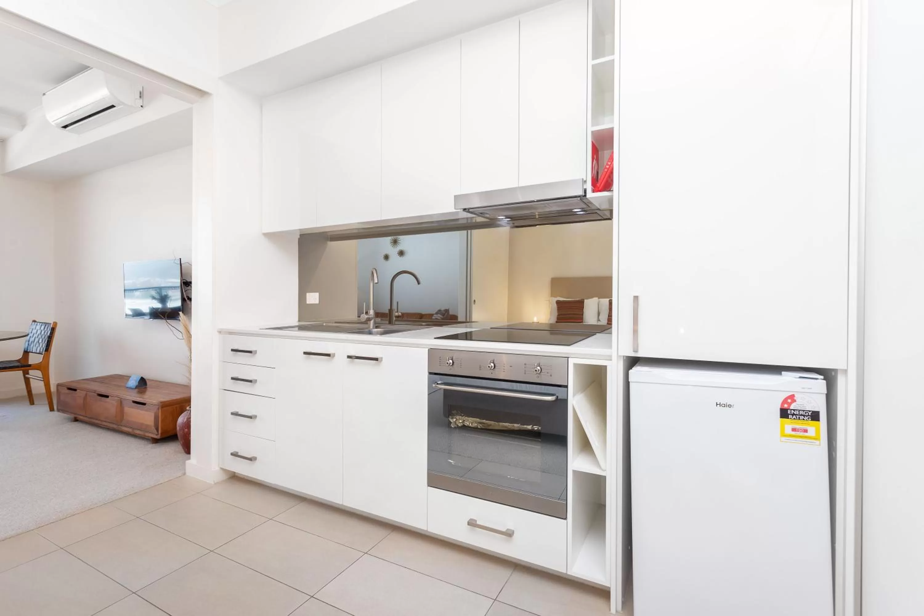 kitchen in Nautica Residences Fremantle