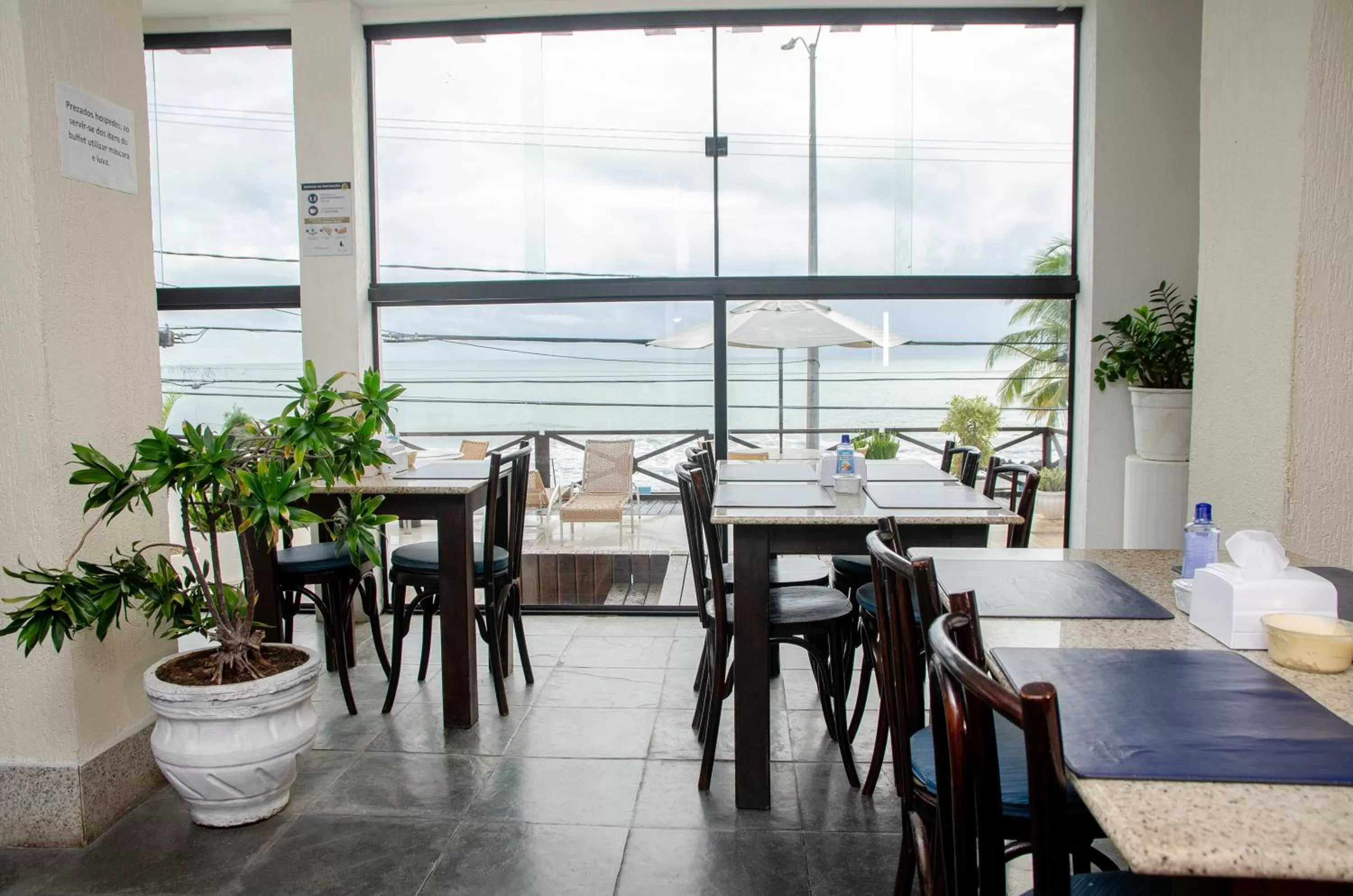 Restaurant/places to eat in La Belle Beach Hotel