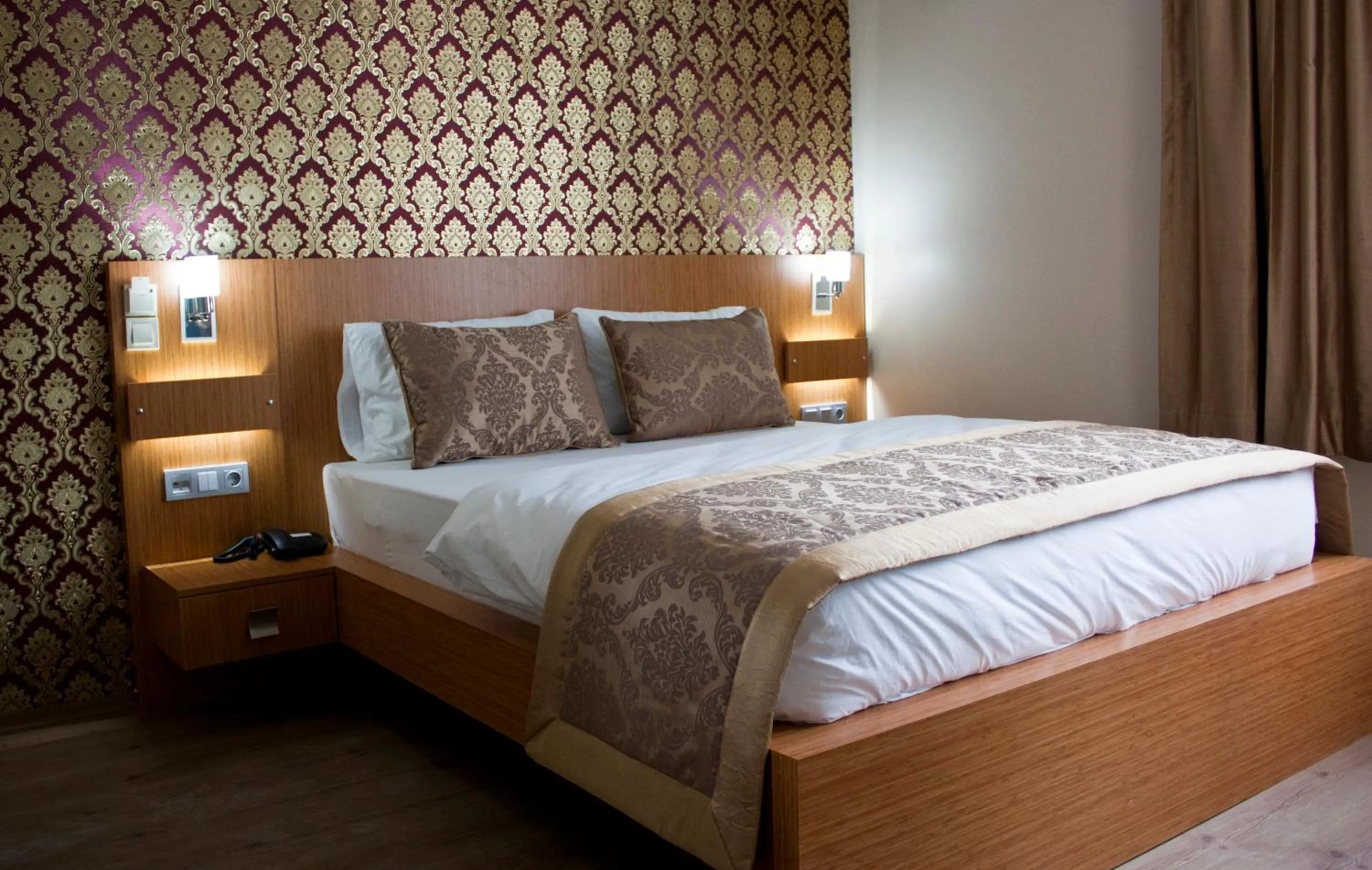 Decorative detail, Bed in Istanbul Central Hotel