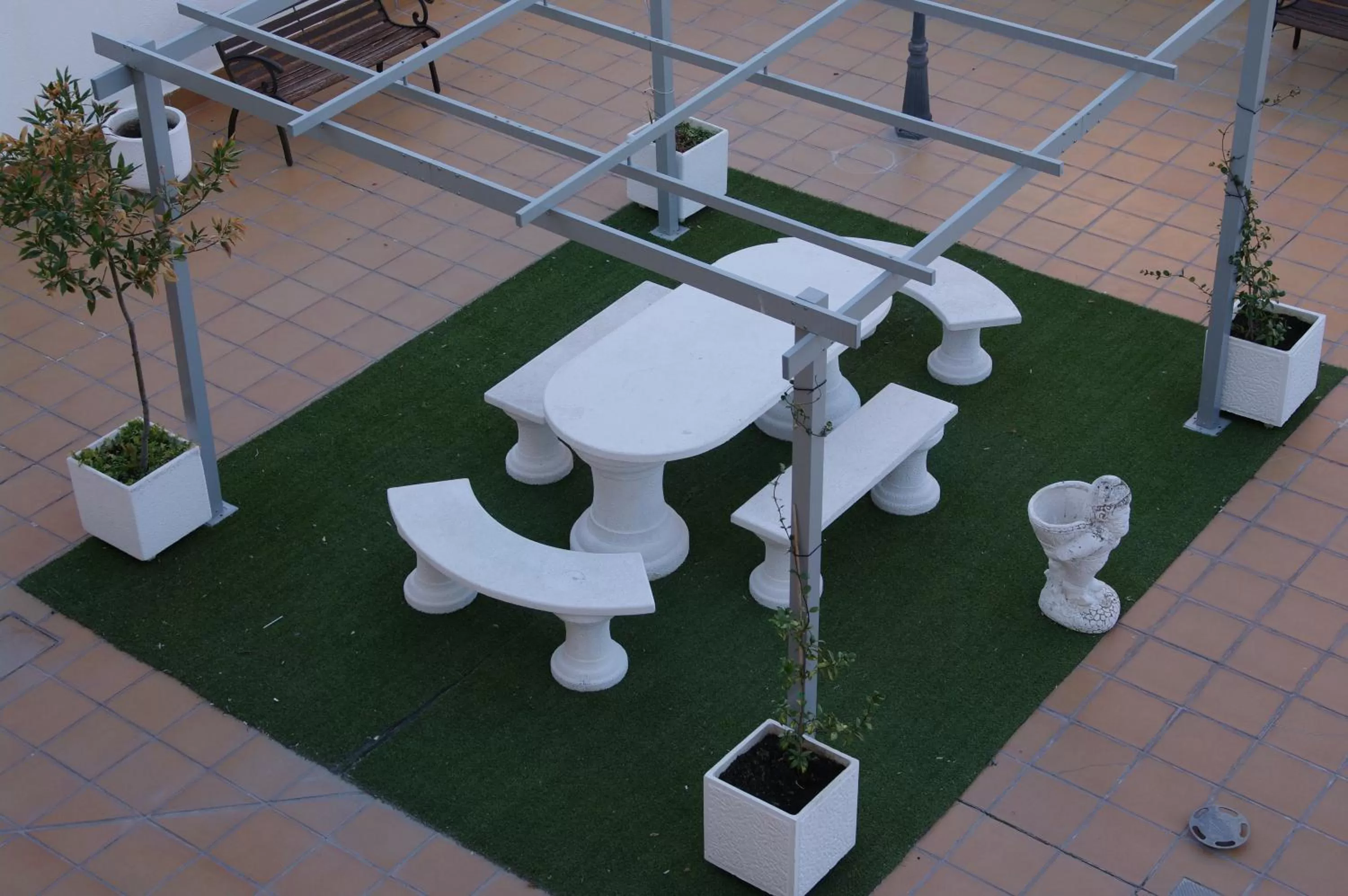 Garden in Hotel Barajas Plaza