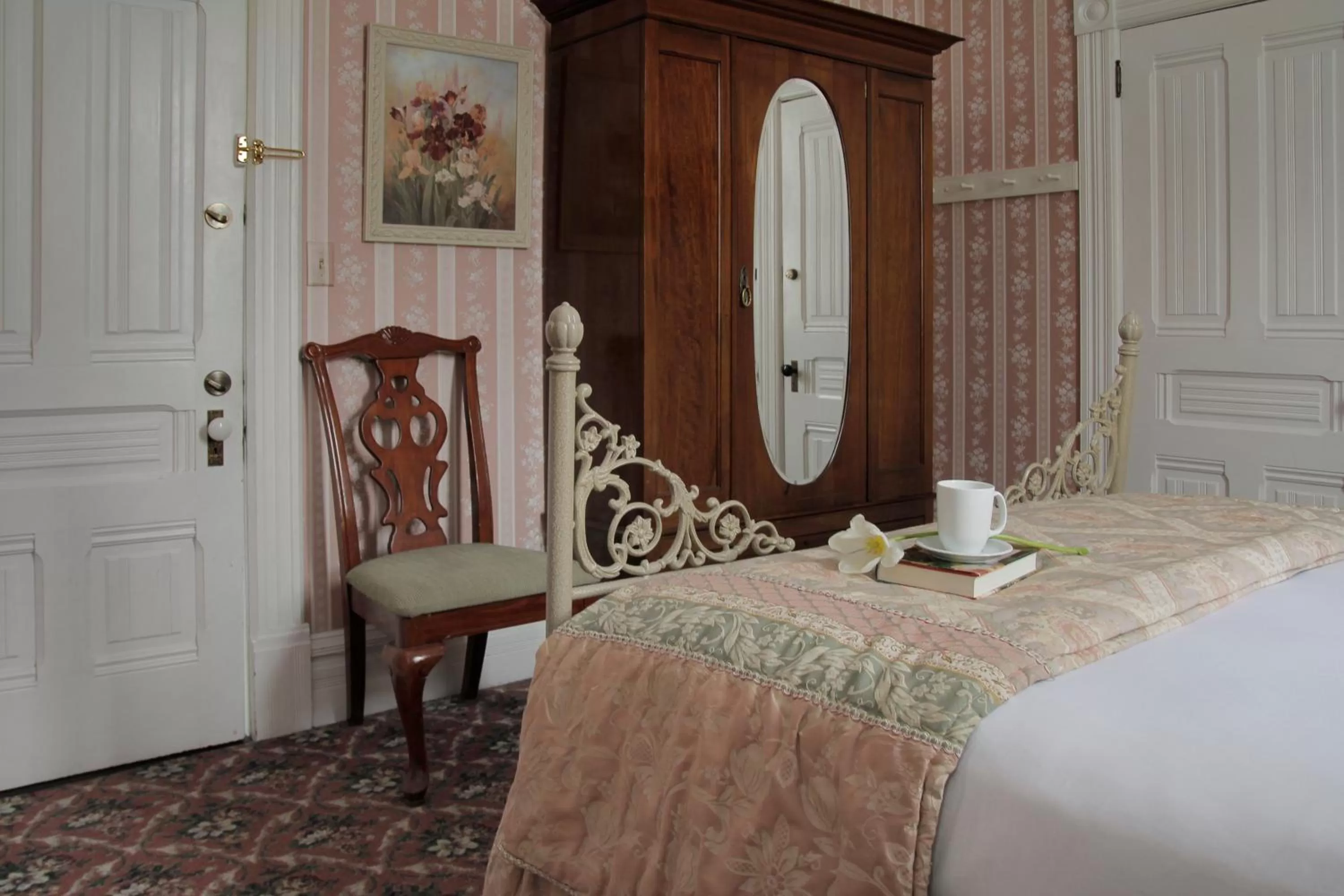 Bed in Victorian Inn