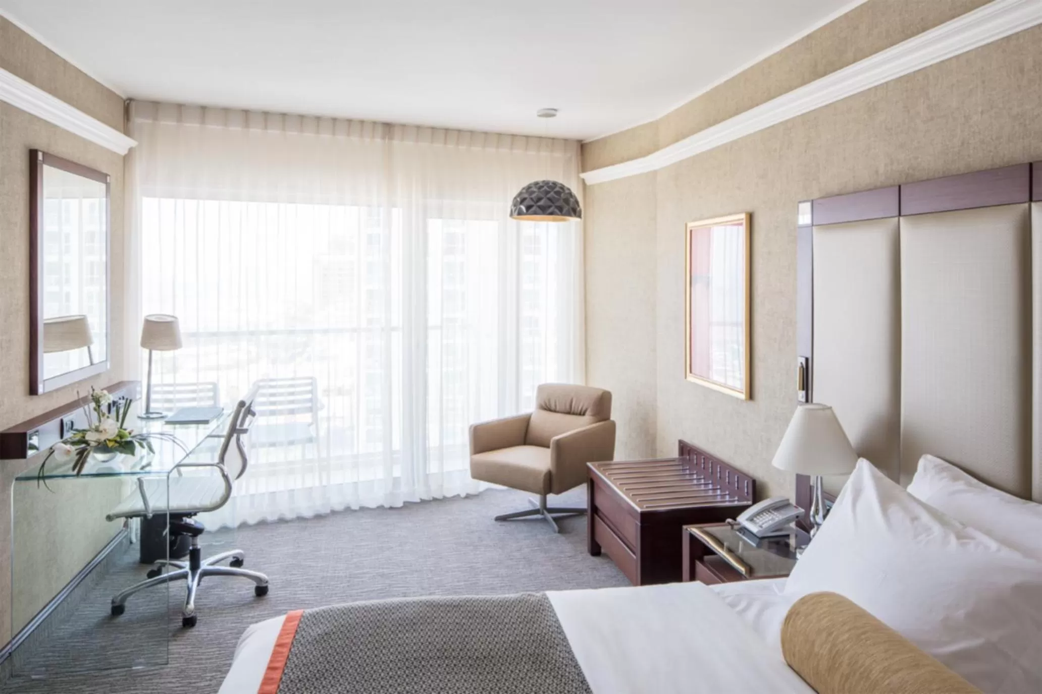 Bed in Renaissance Tel Aviv Hotel