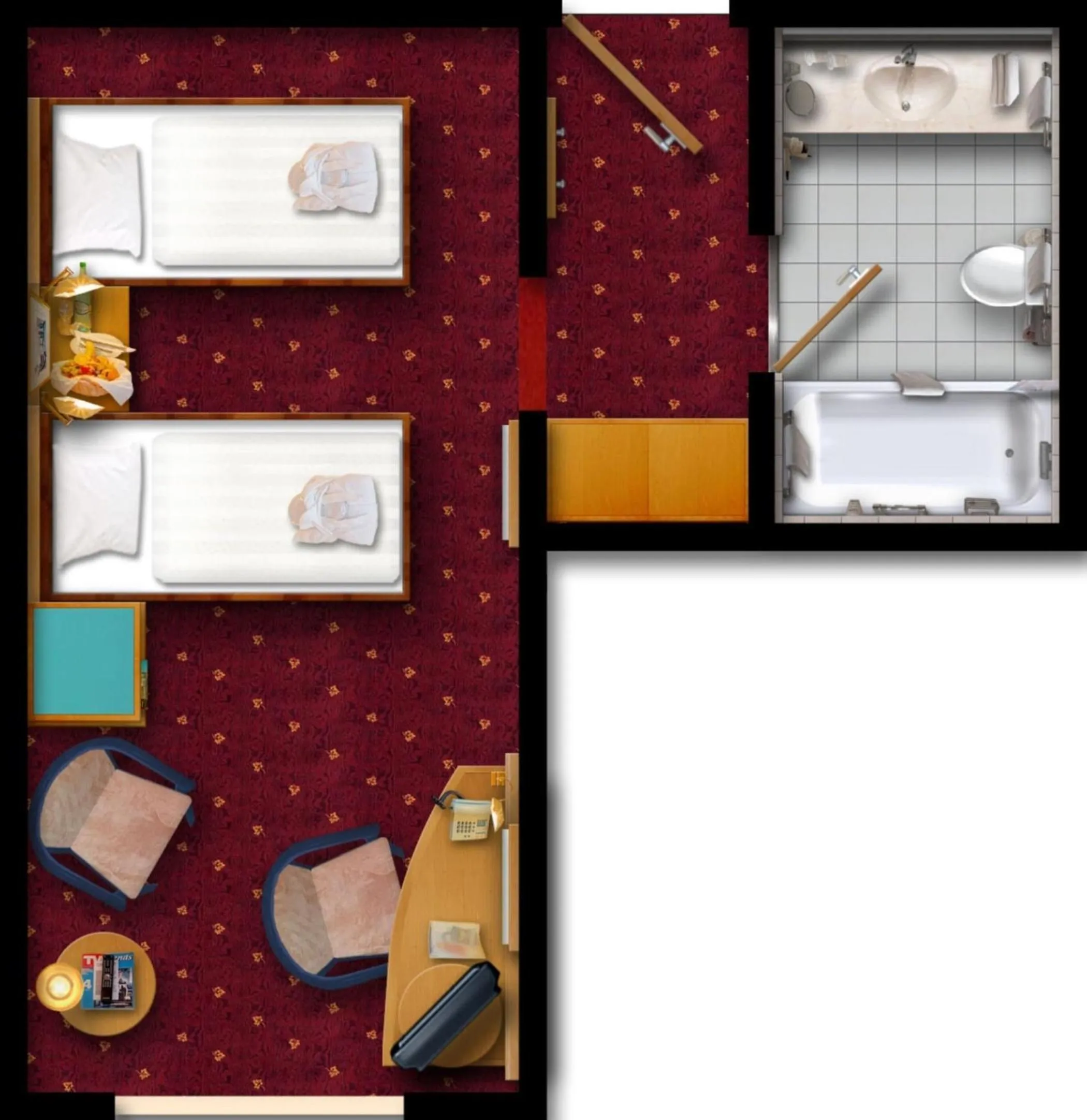 Floor plan in Ringberg Hotel