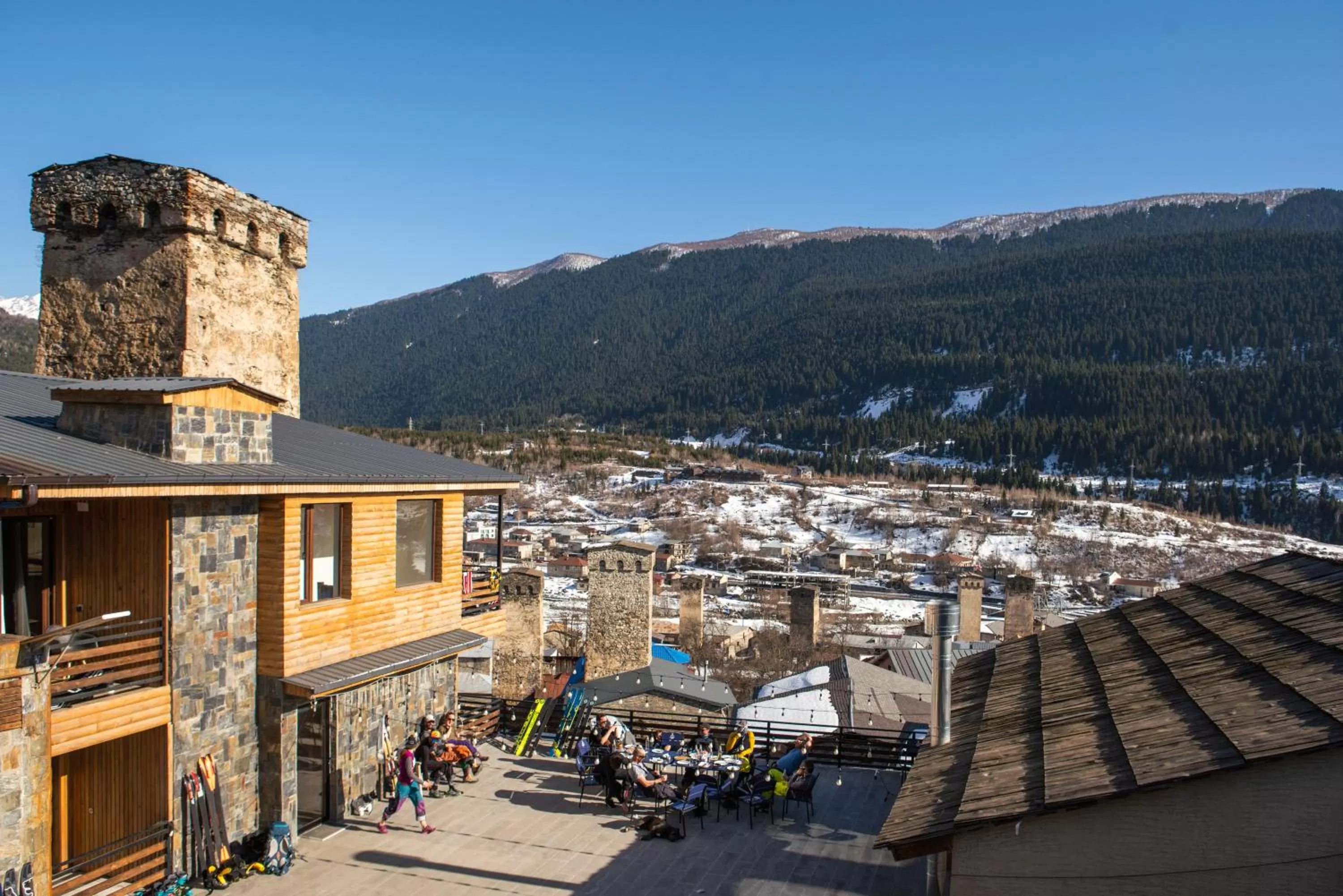 Nearby landmark in Hotel Old House Mestia