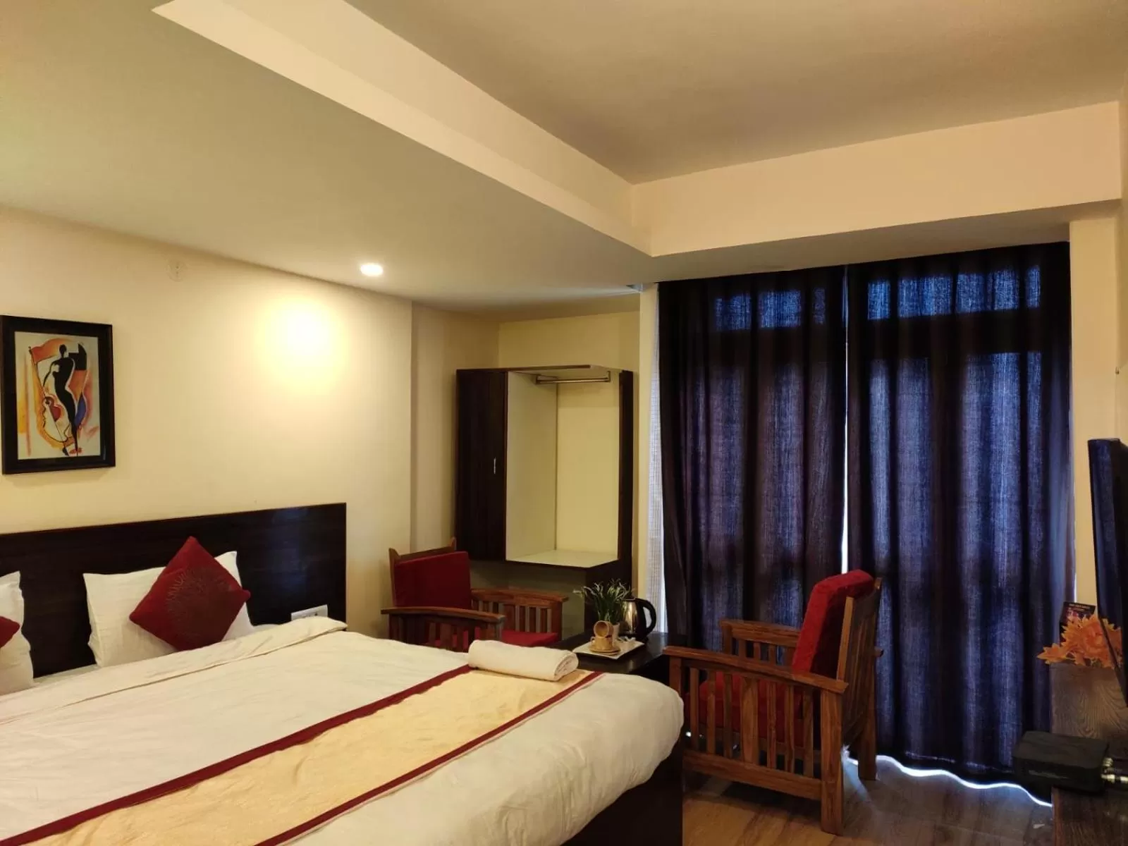 Bed in Hotel The Narayani Continental