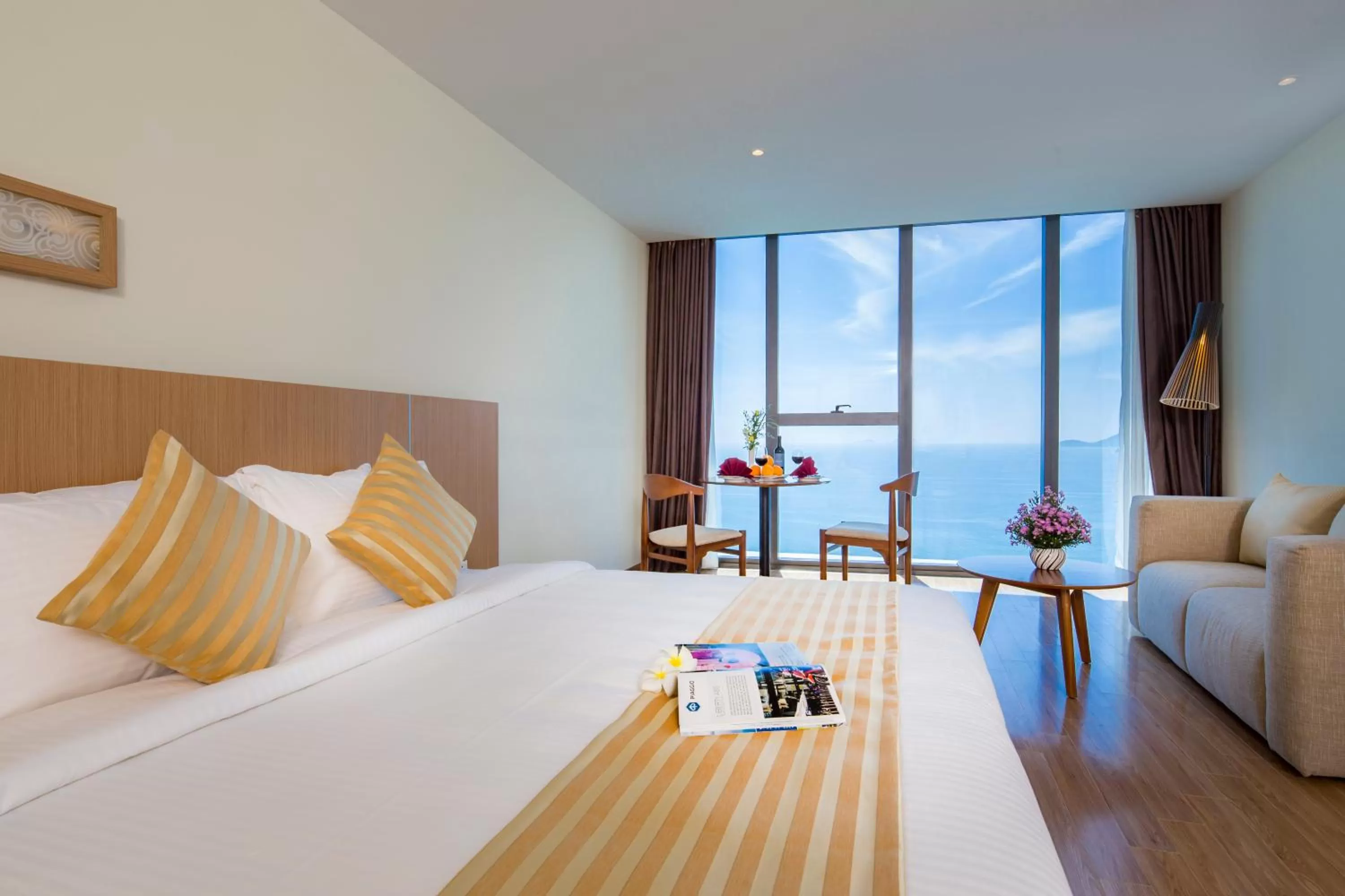 Bedroom, Bed in Starcity Hotel & Condotel Beachfront Nha Trang