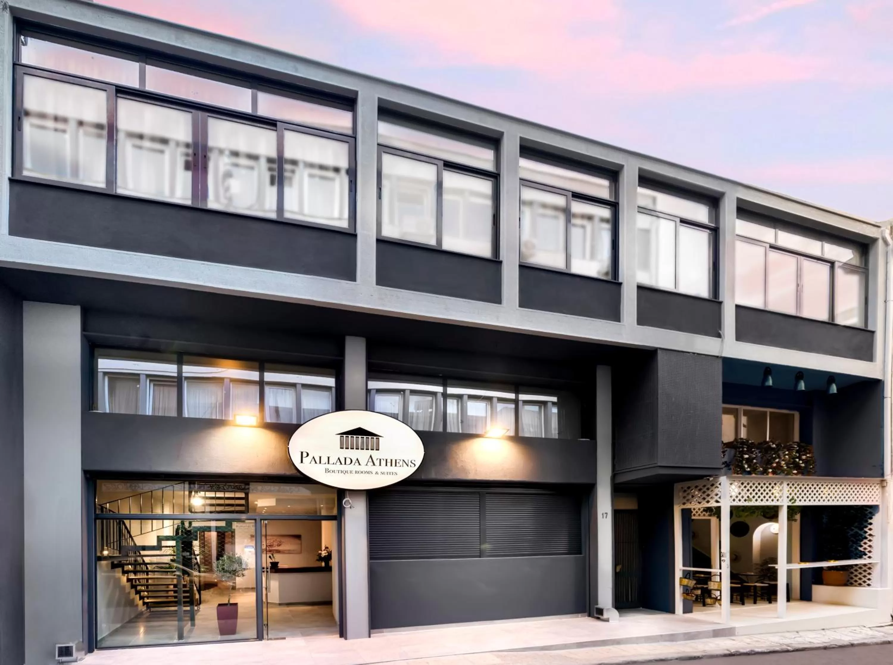 Property building in Pallada Athens boutique rooms & apartments