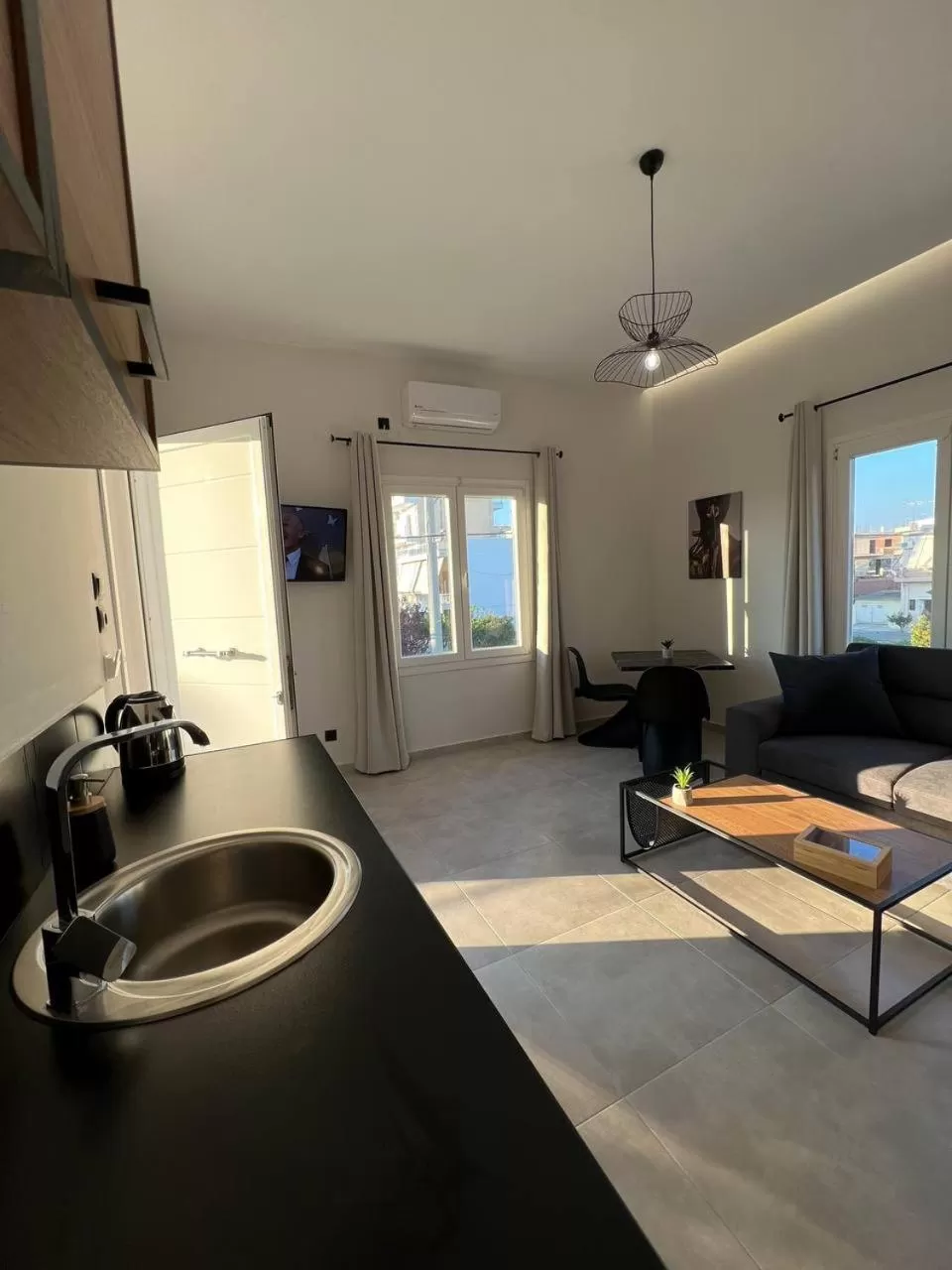 Kitchen or kitchenette in Elefsinian Mysteries Apartments