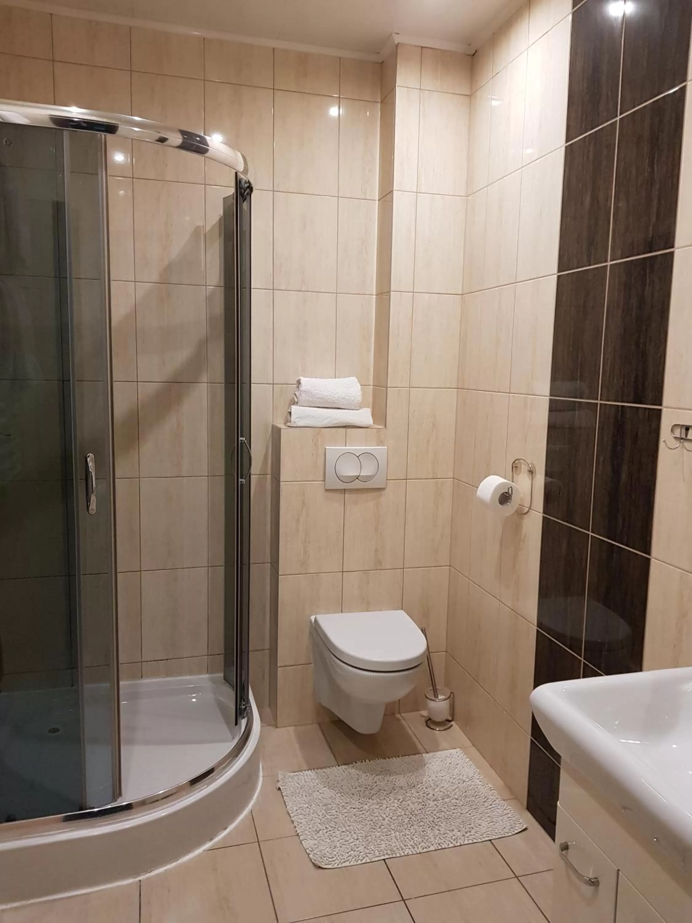 Shower in Pokoje Bakos Radocza