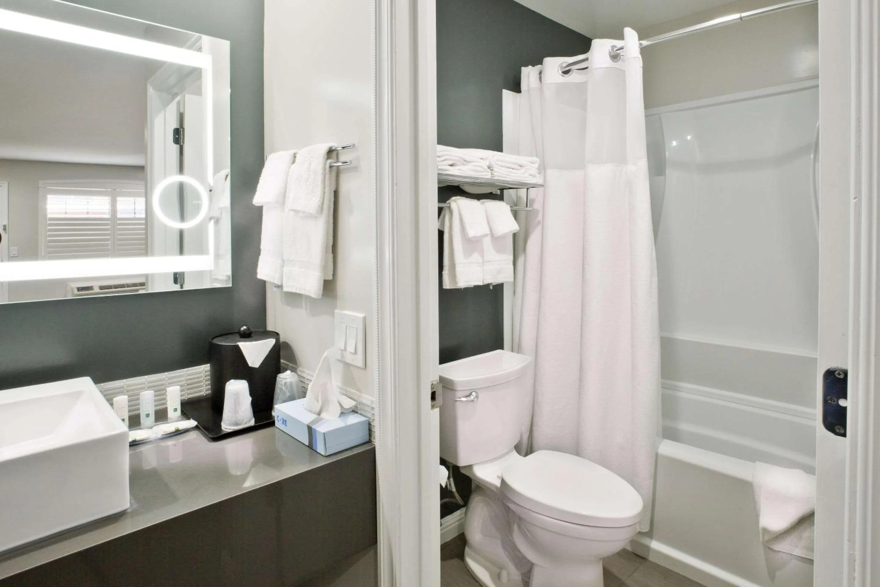 Bathroom in Bay Area Inn & Suites