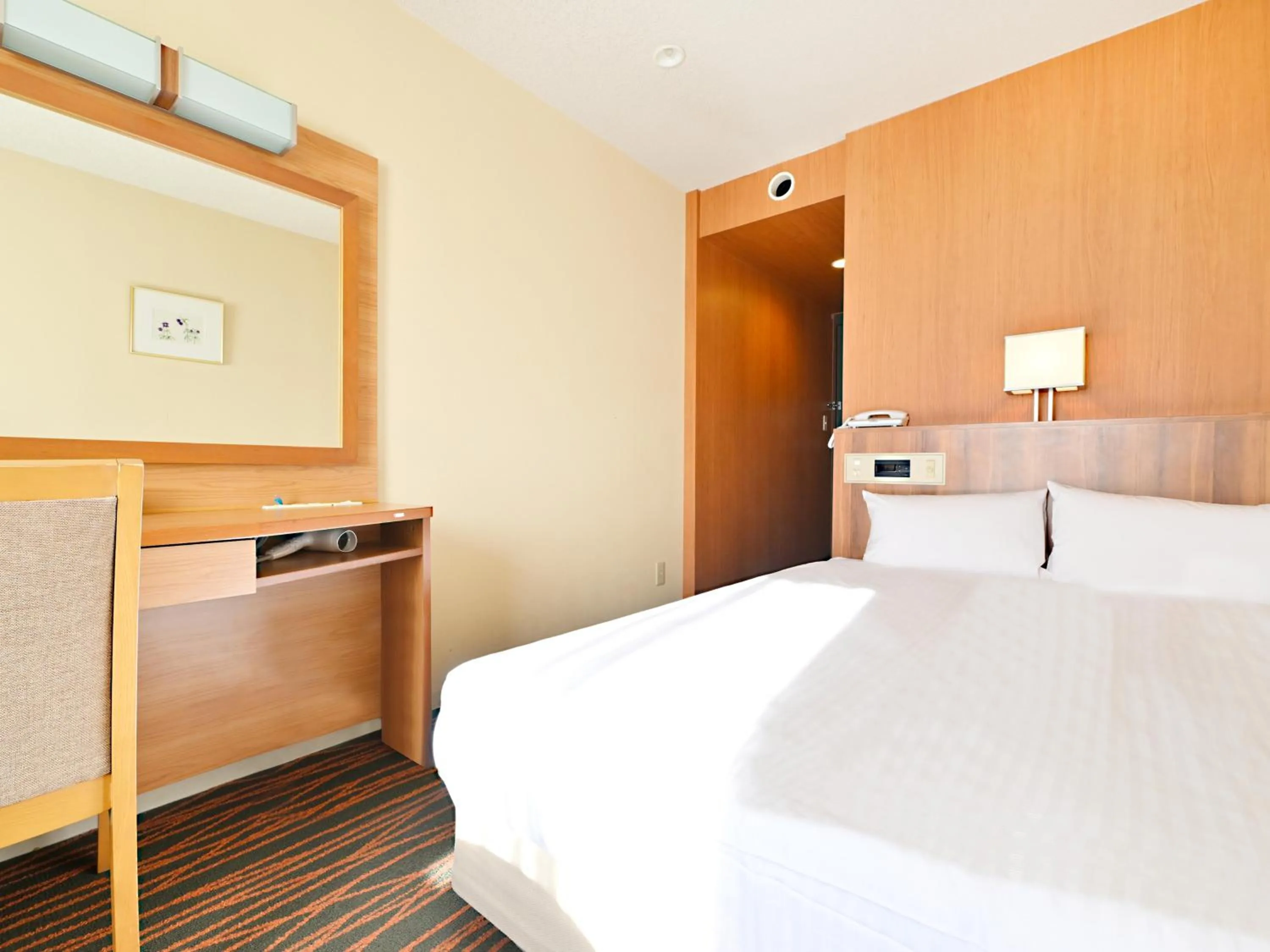 Bed in Hotel Abest Sapporo