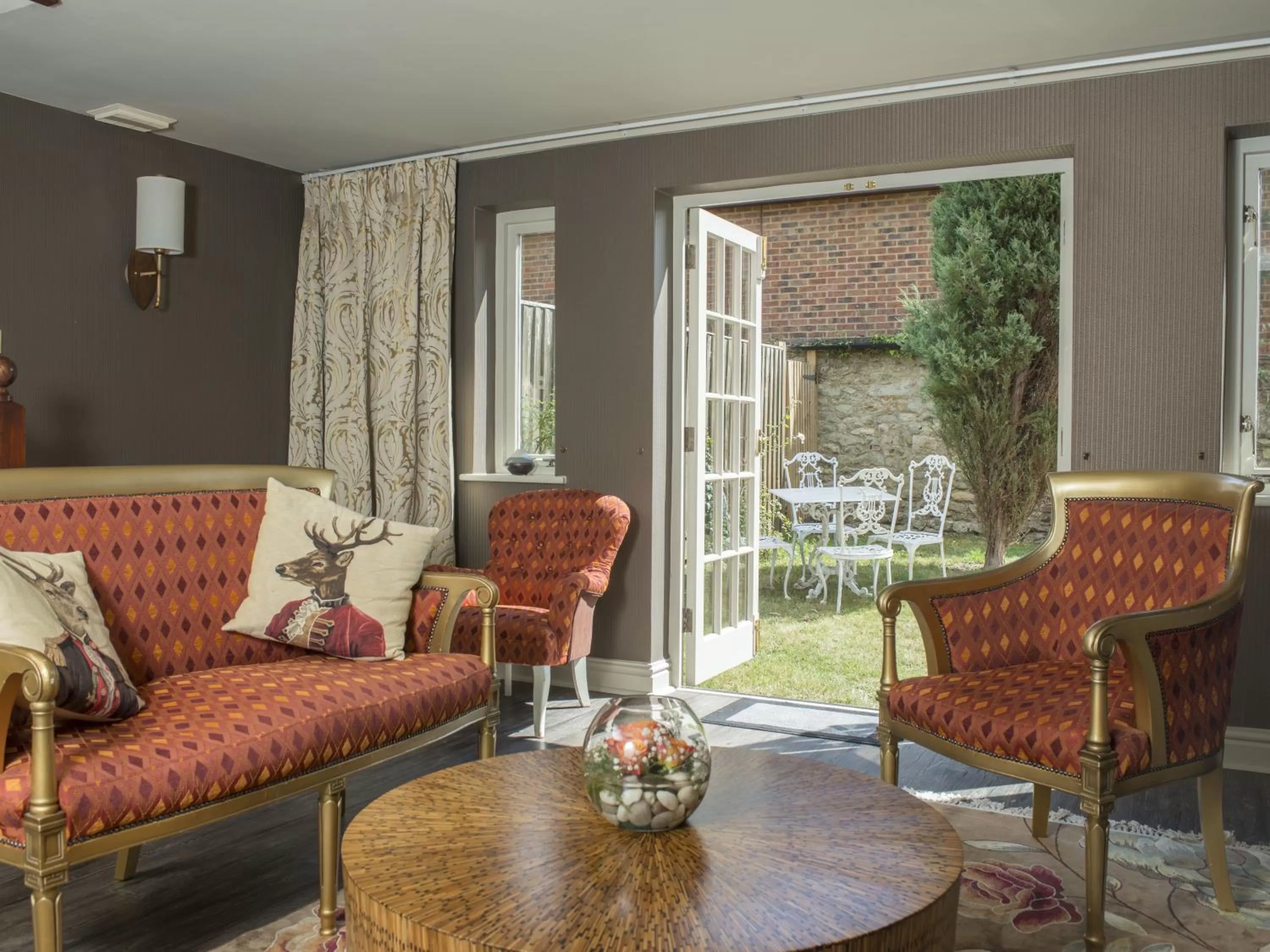 Patio in The Spread Eagle Hotel