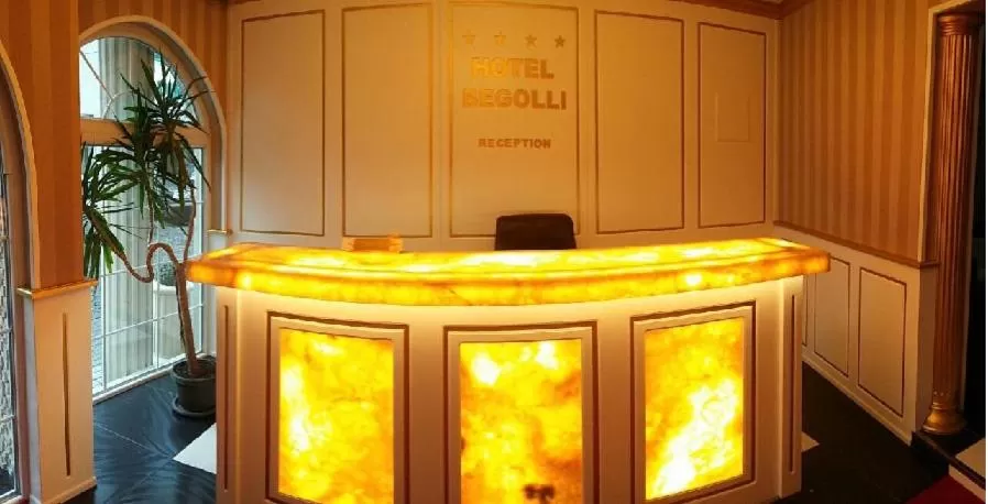 Lobby or reception in Hotel Begolli