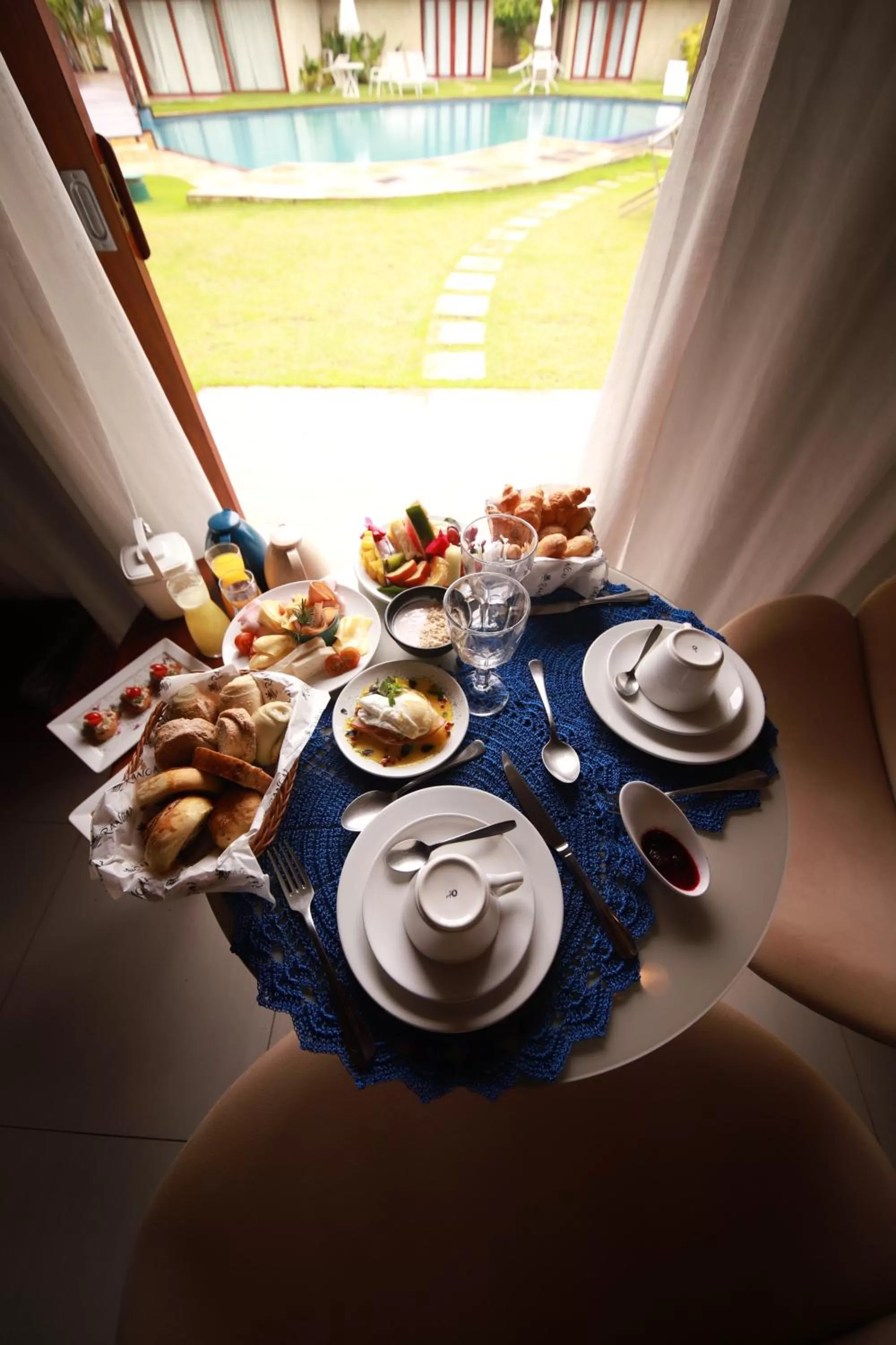 Breakfast in Pousada Rangai