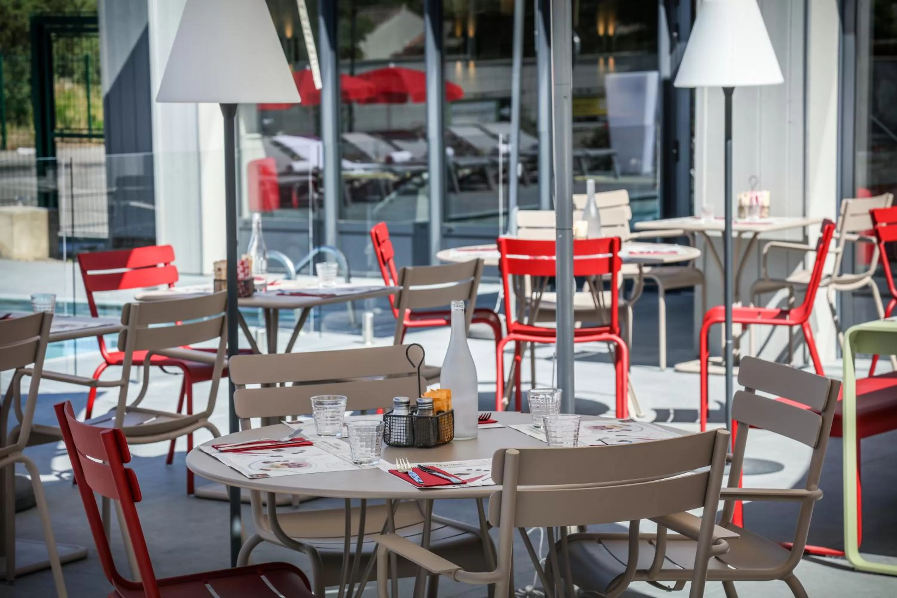 Balcony/Terrace in ibis Orange Centre Echangeur A7 A9