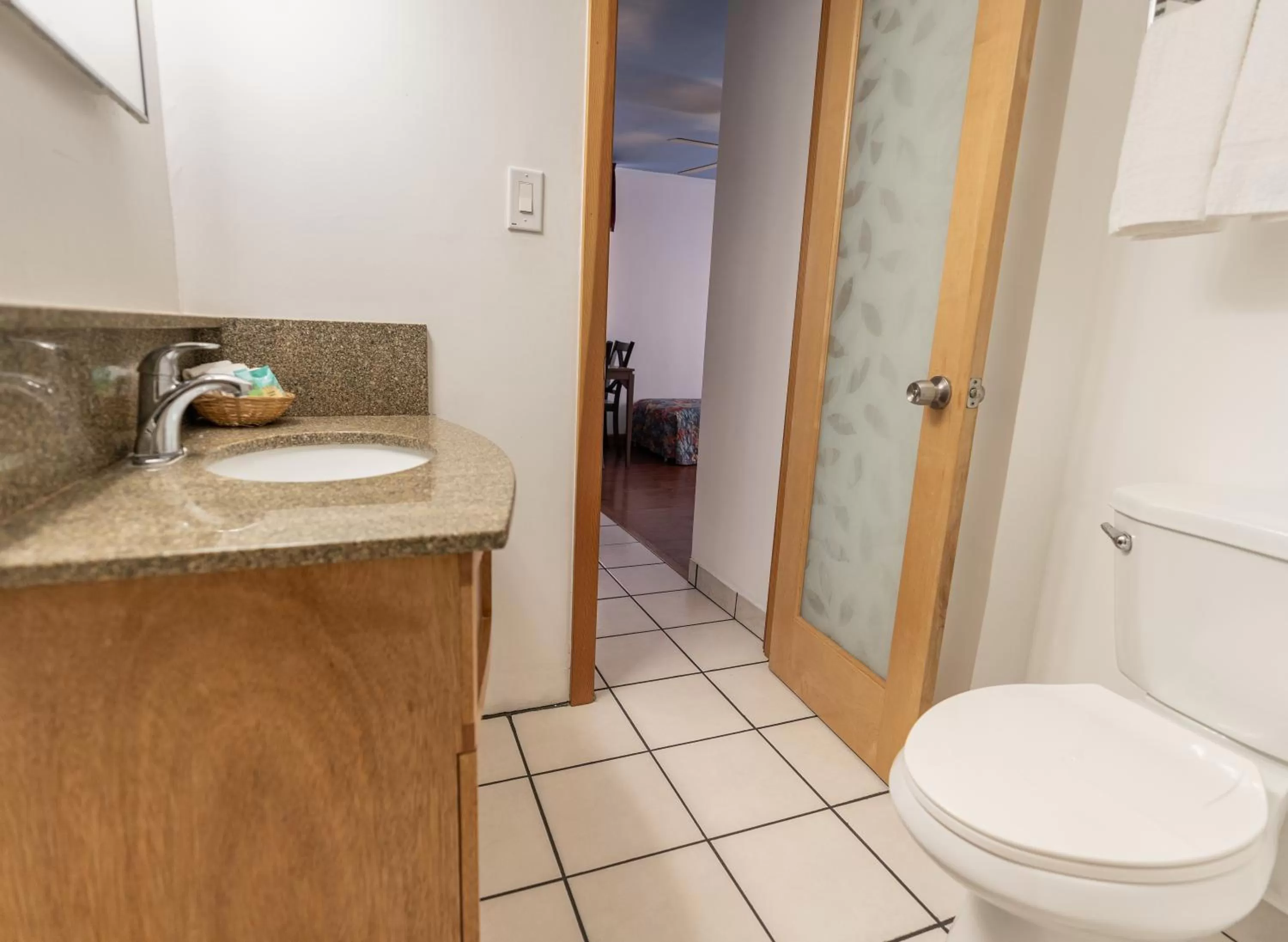 Toilet in Holiday Surf Hotel (with full kitchen)