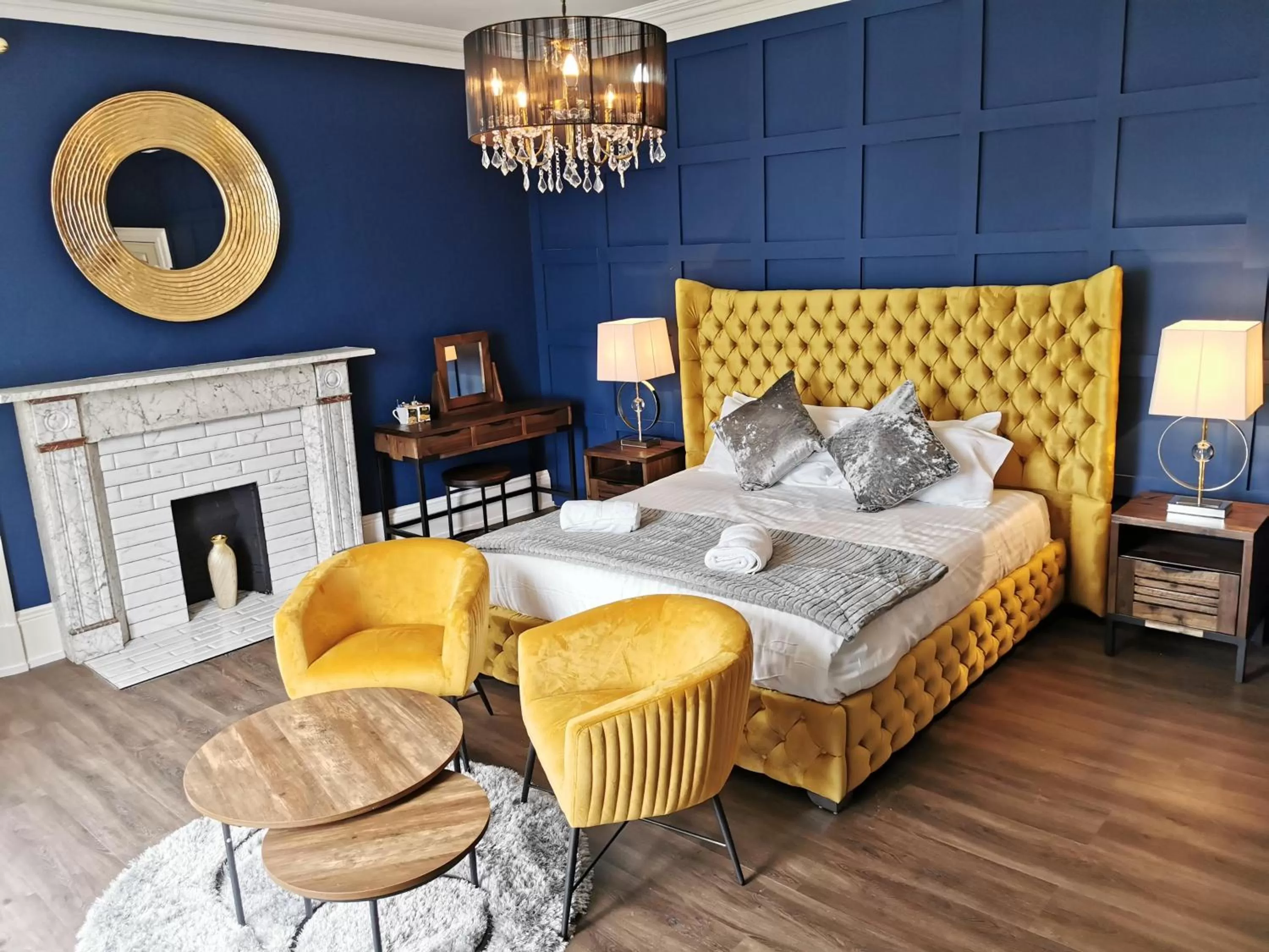 Bed in Manor House Hotel Holy Island