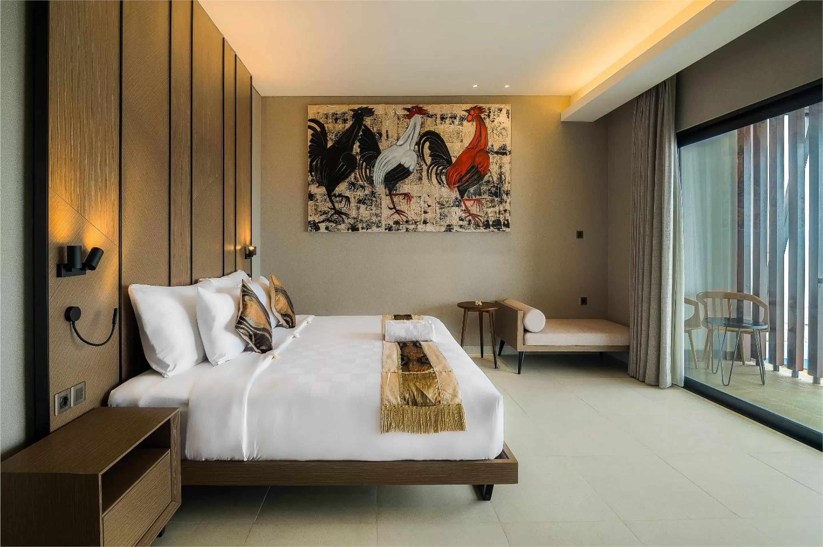 Bed in Padmasari Resort Lovina