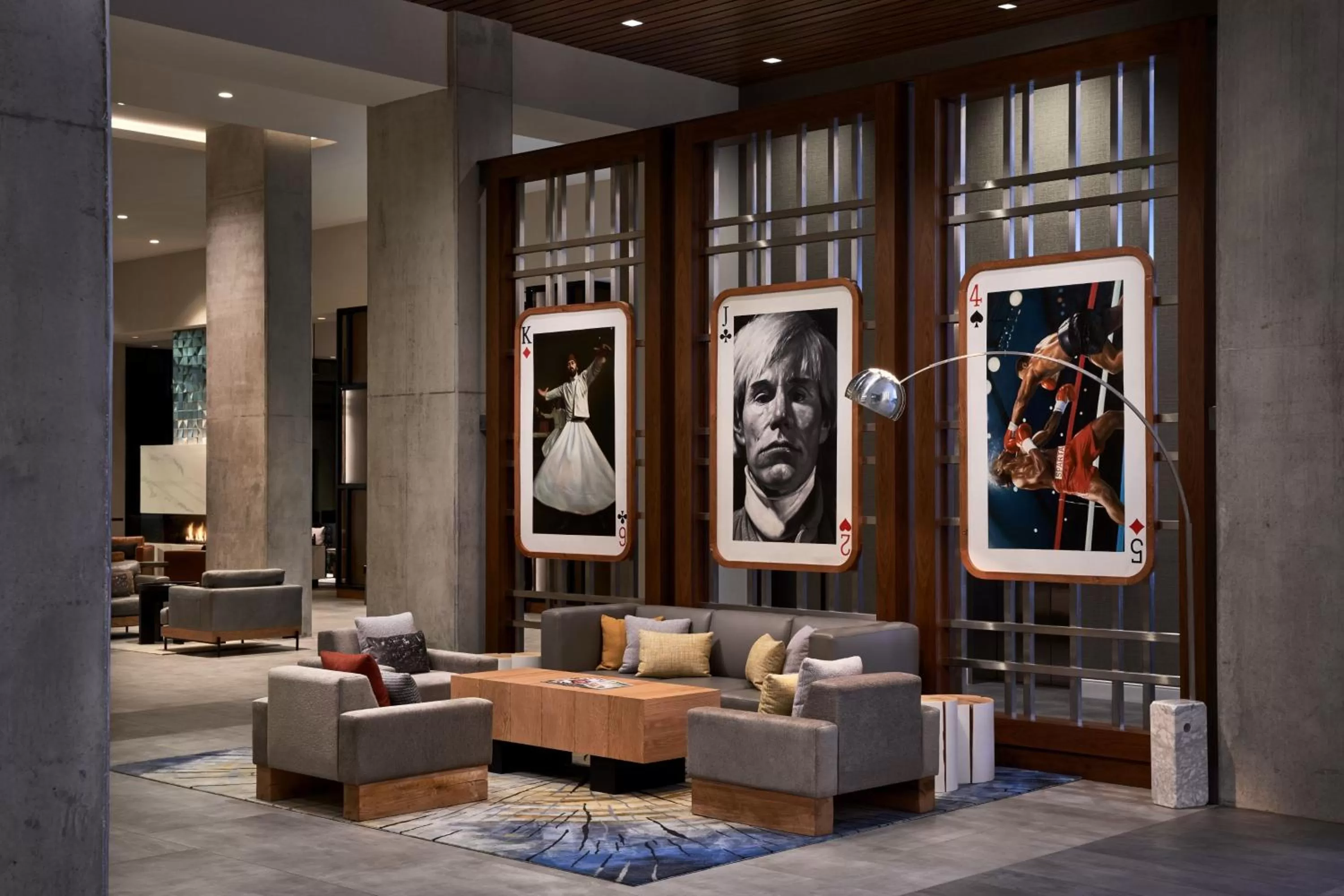 Lobby or reception in Marriott Owings Mills Metro Centre