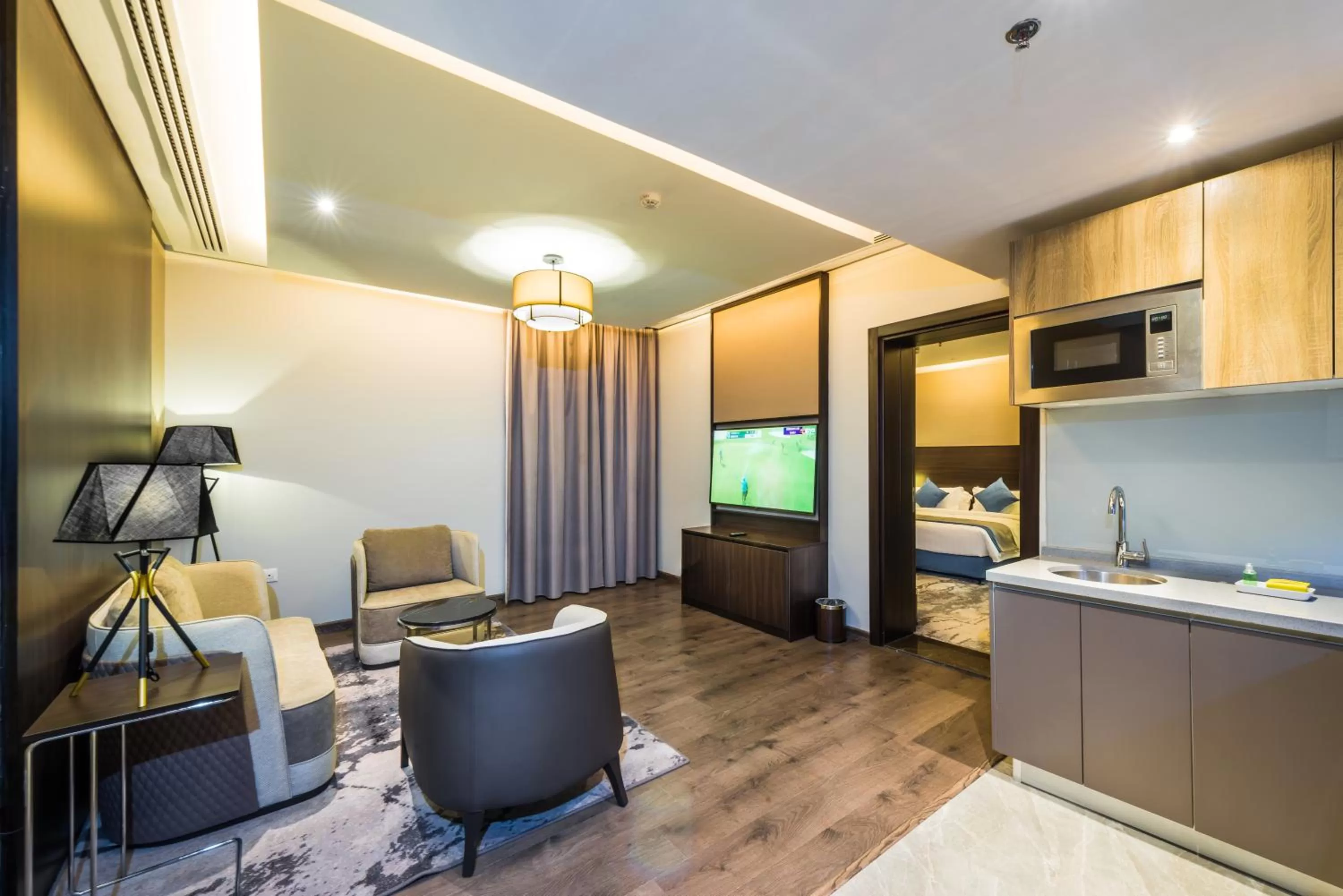 Living room in Aber Al Munsiyah