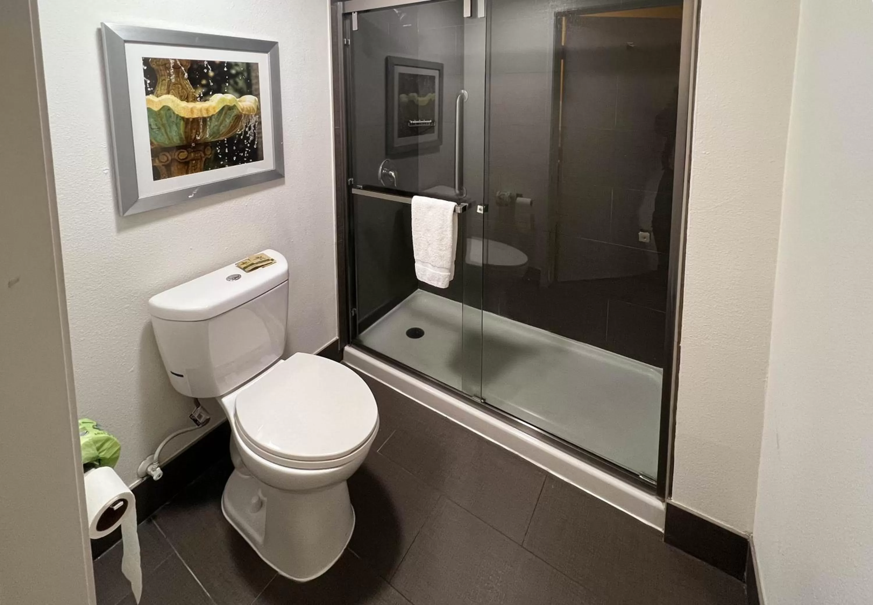 Shower in Motel 6 San Francisco CA Fisherman"s Wharf