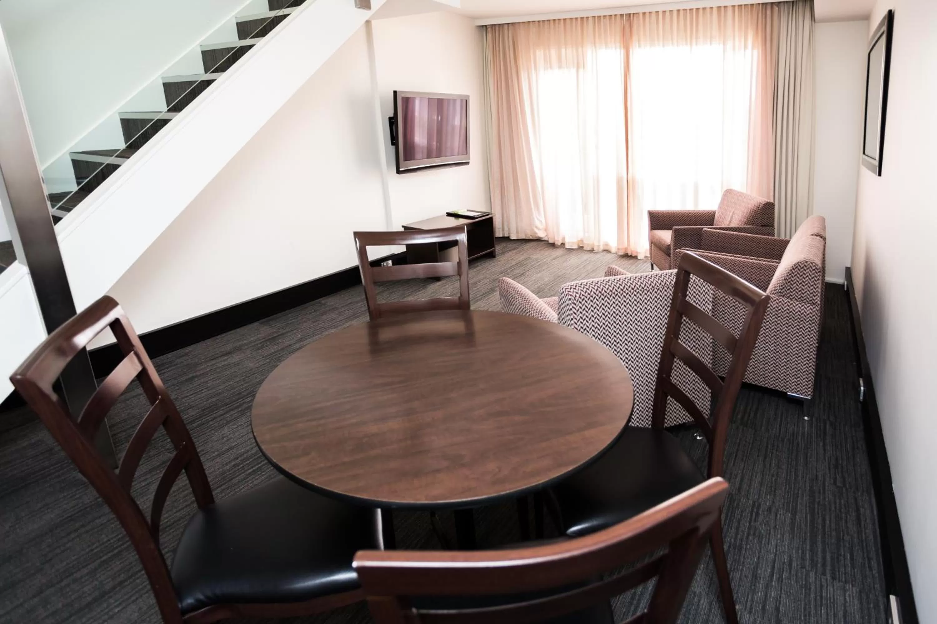 Living room in St Ives Apartments