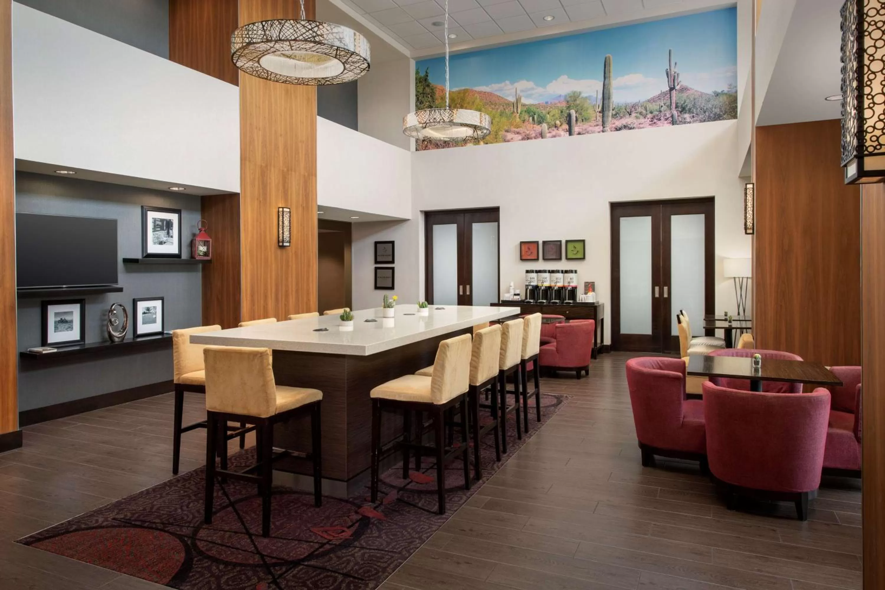 Lobby or reception in Hampton Inn & Suites Phoenix/Tempe