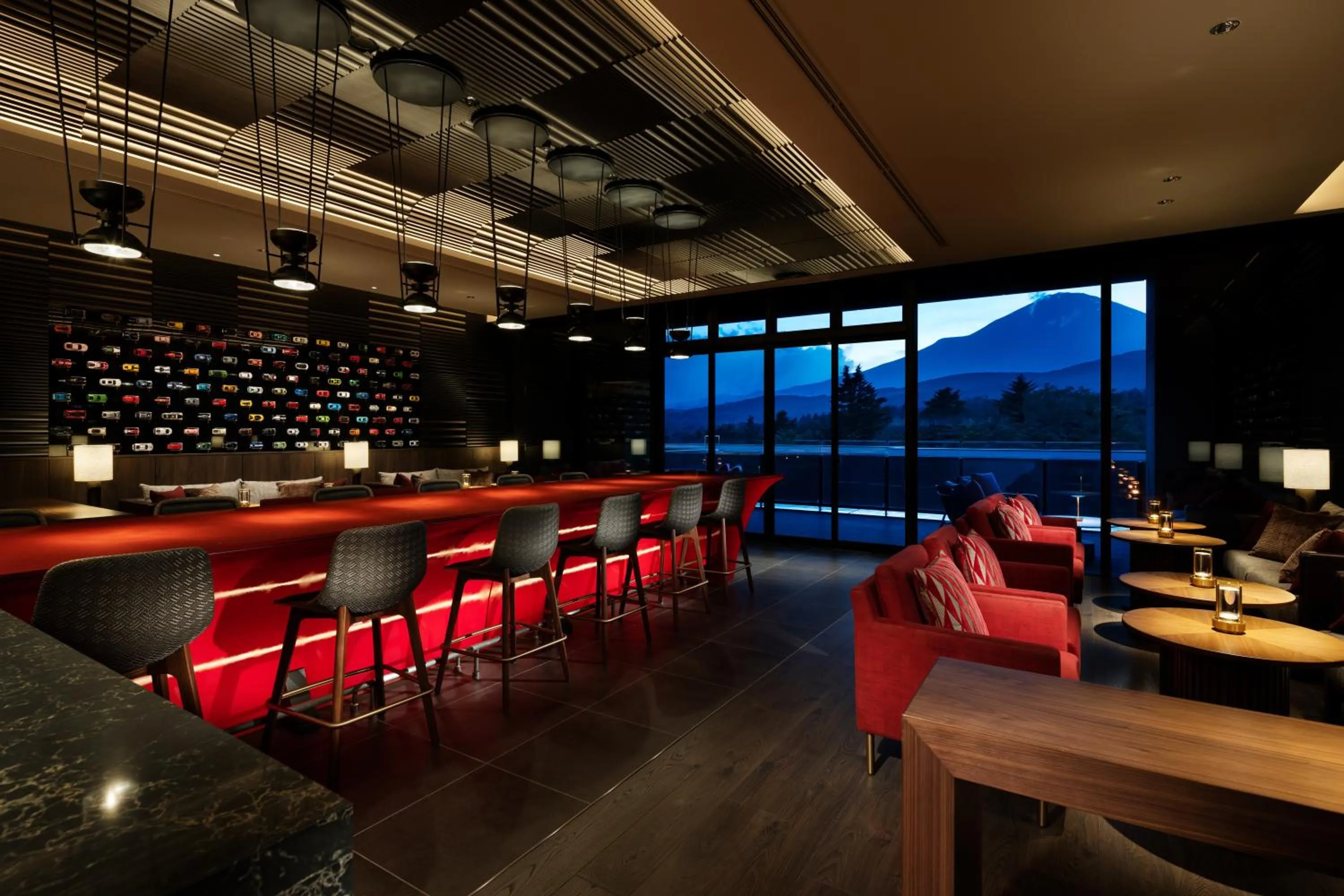 Lounge or bar in Fuji Speedway Hotel, in The Unbound Collection by Hyatt
