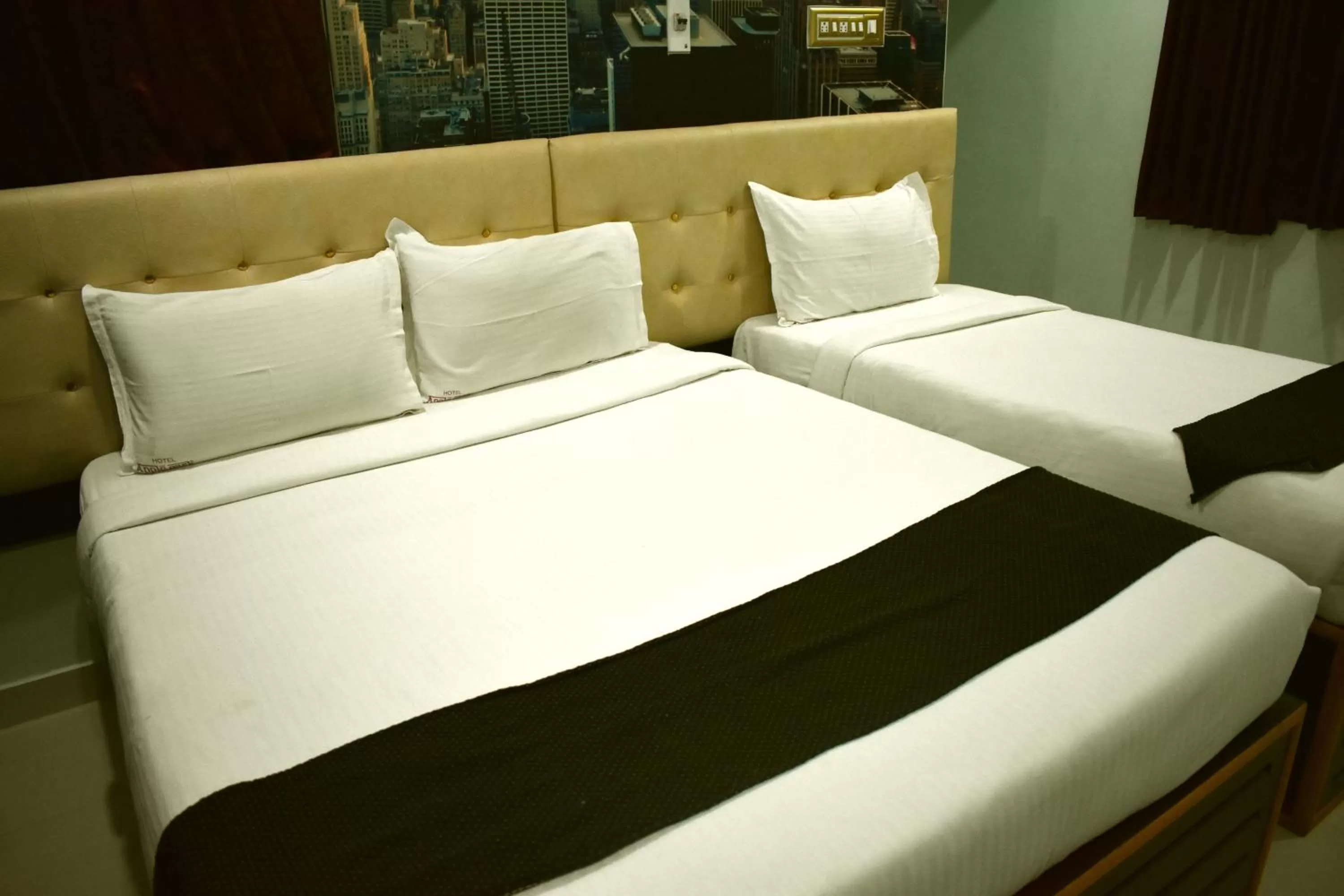 Bed in Hotel Apple Park Inn