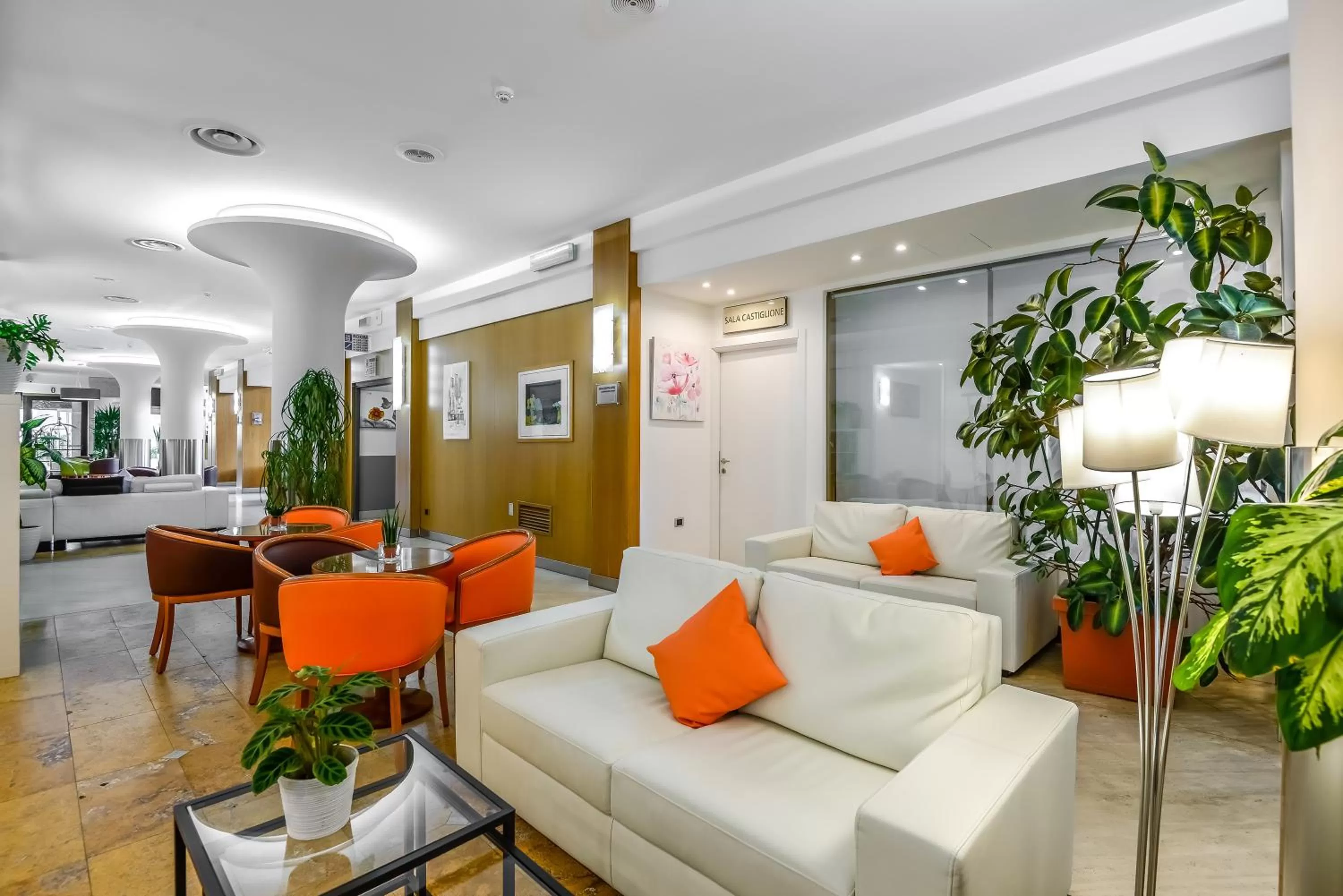 Lobby or reception in Hotel Bologna Airport