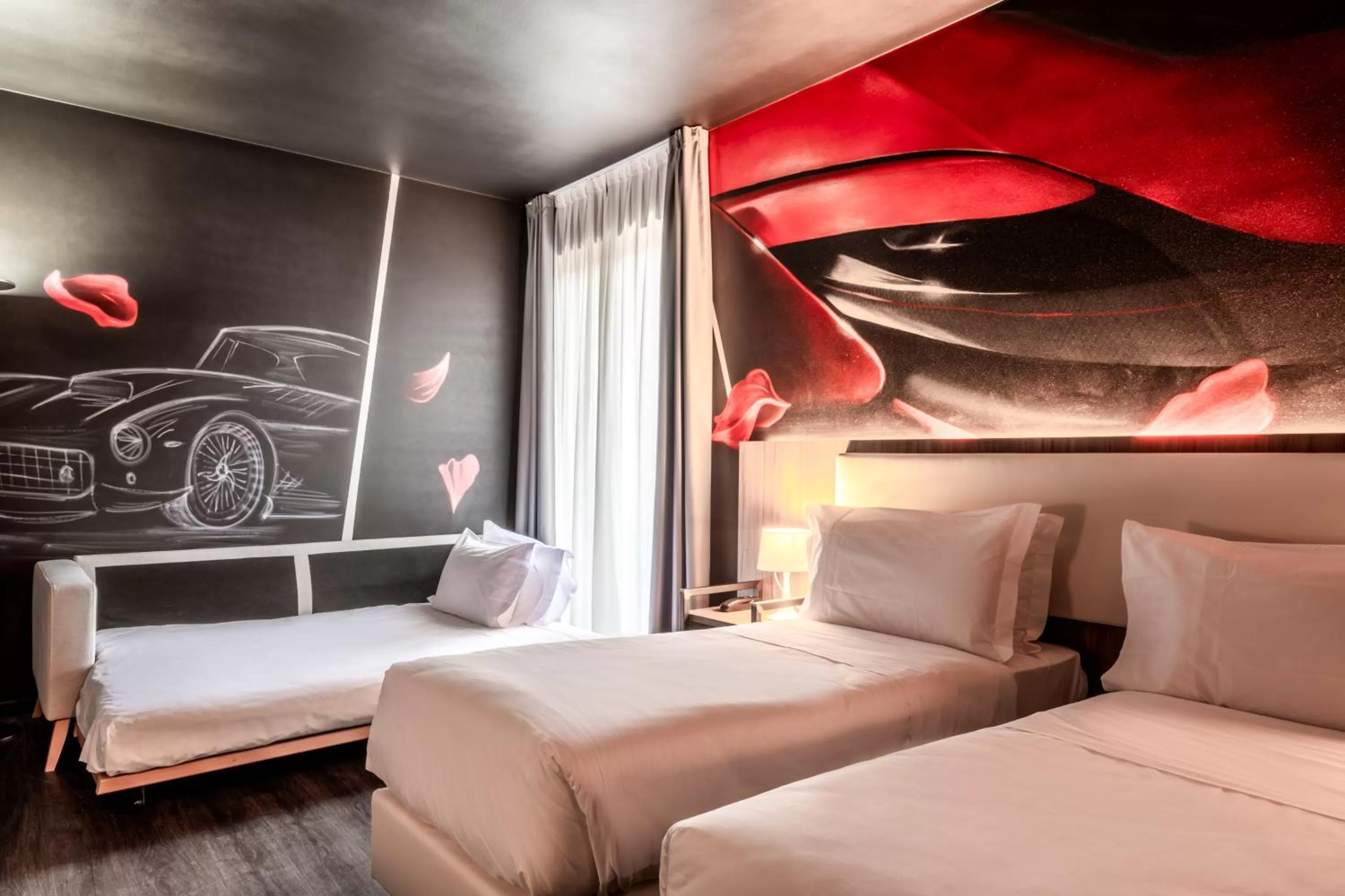 Bed in Muraless Art Hotel - WorldHotels Crafted