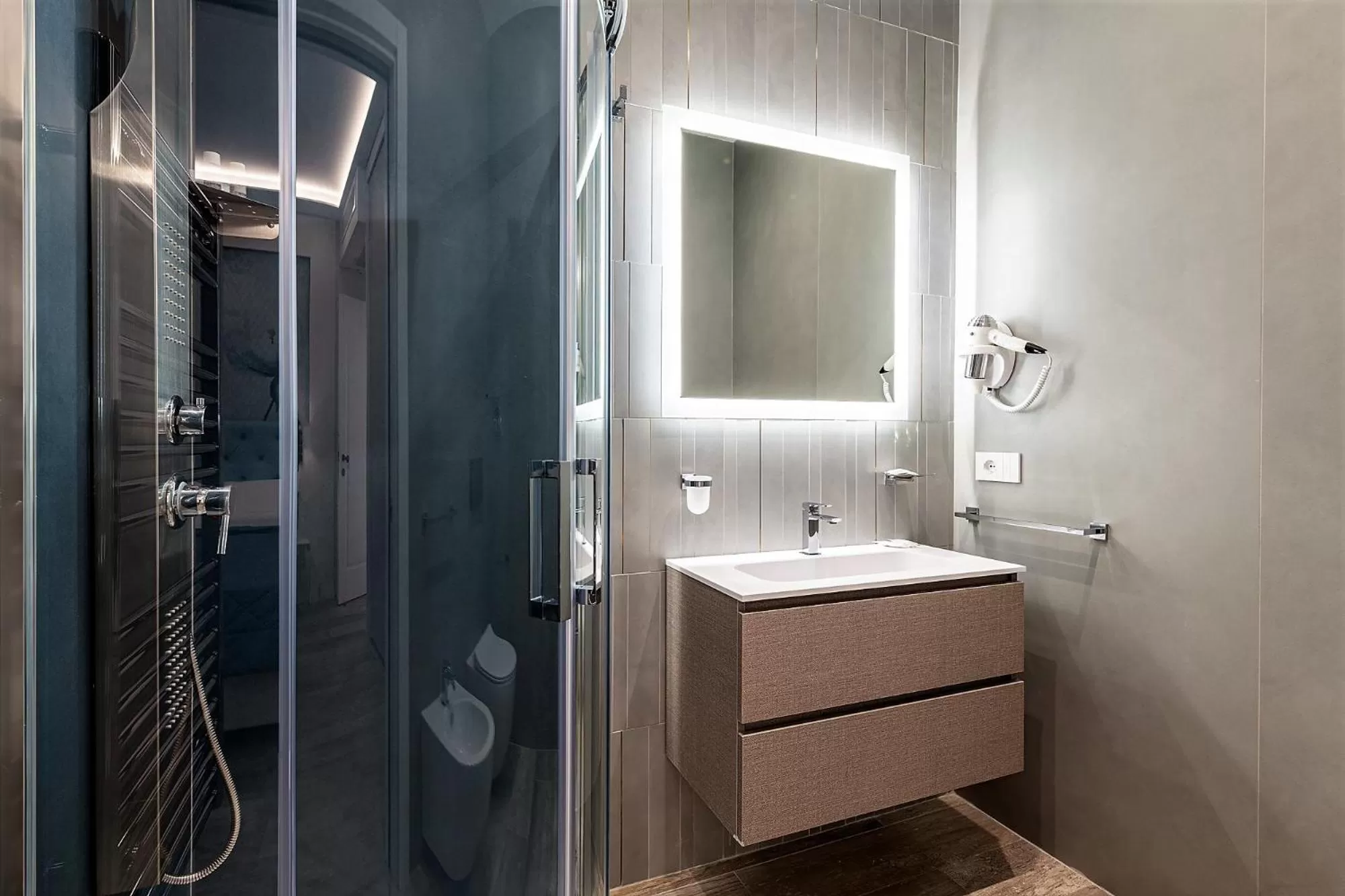 Bathroom in Petit Hotel