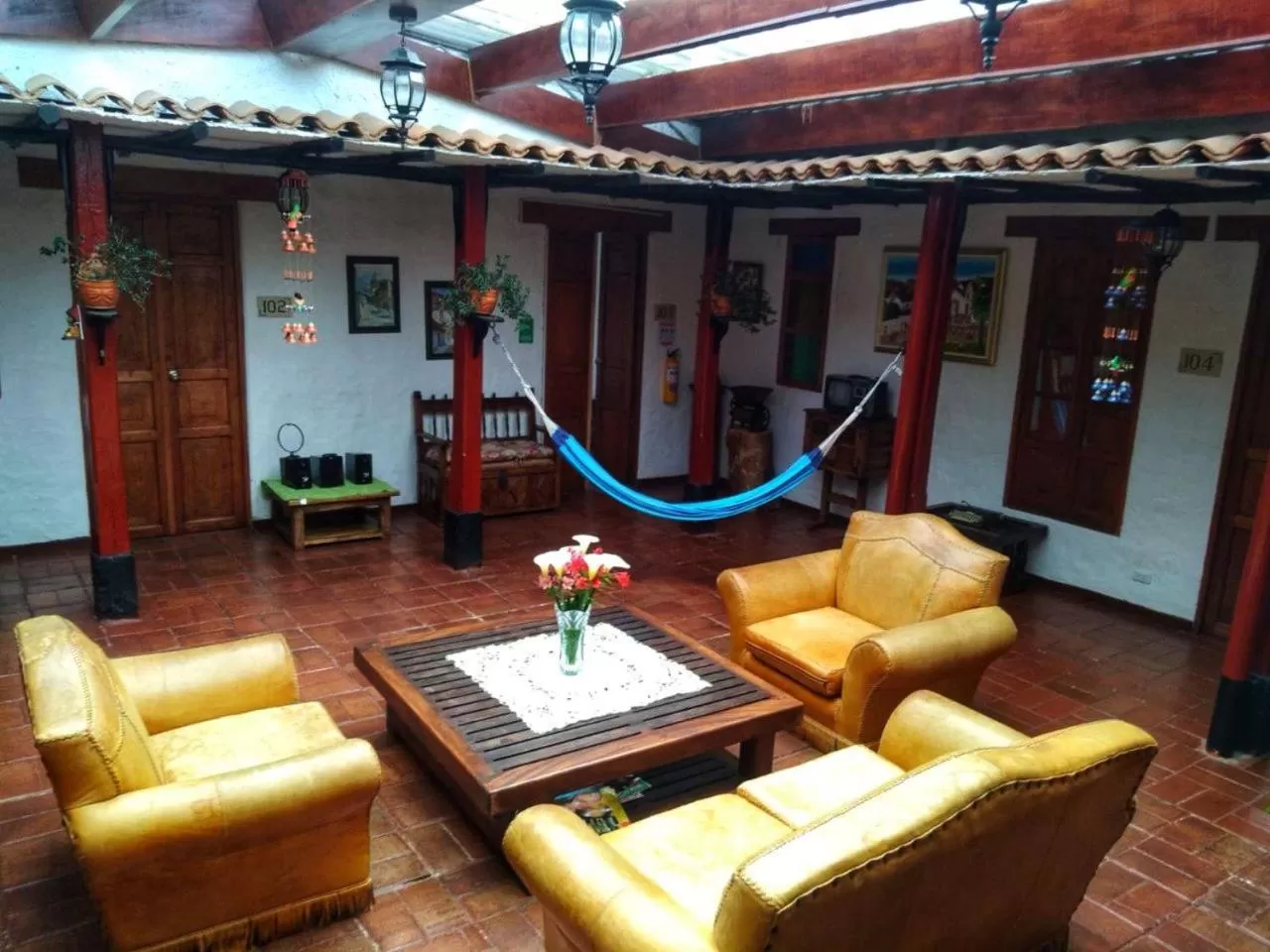 Living room in Hotel Campestre Franchesca